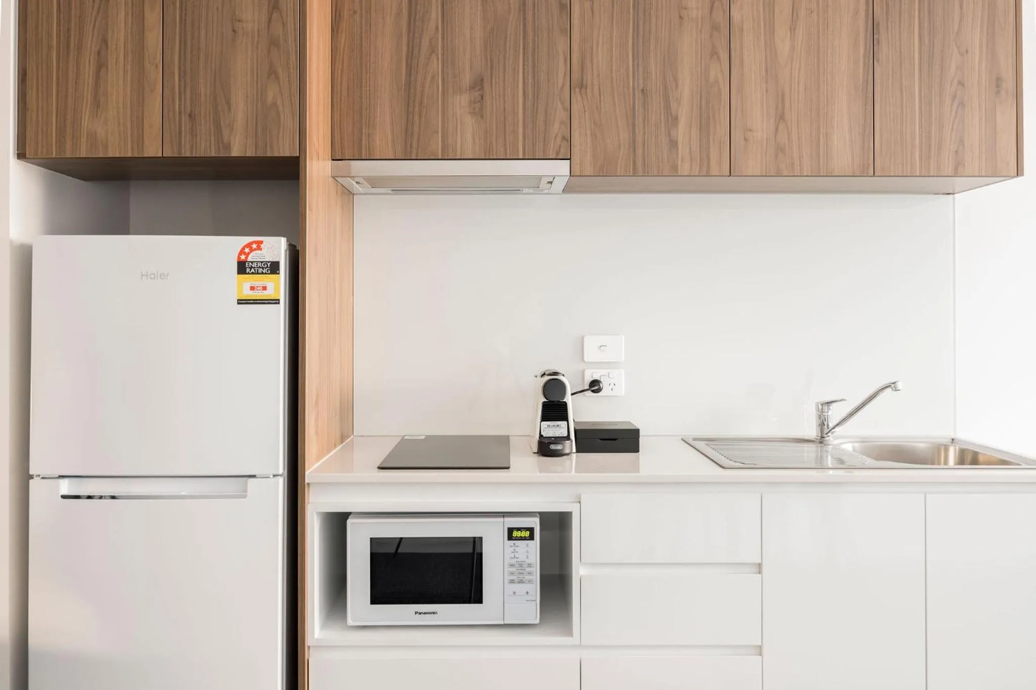 Kitchen or kitchenette in Durham Serviced Apartments