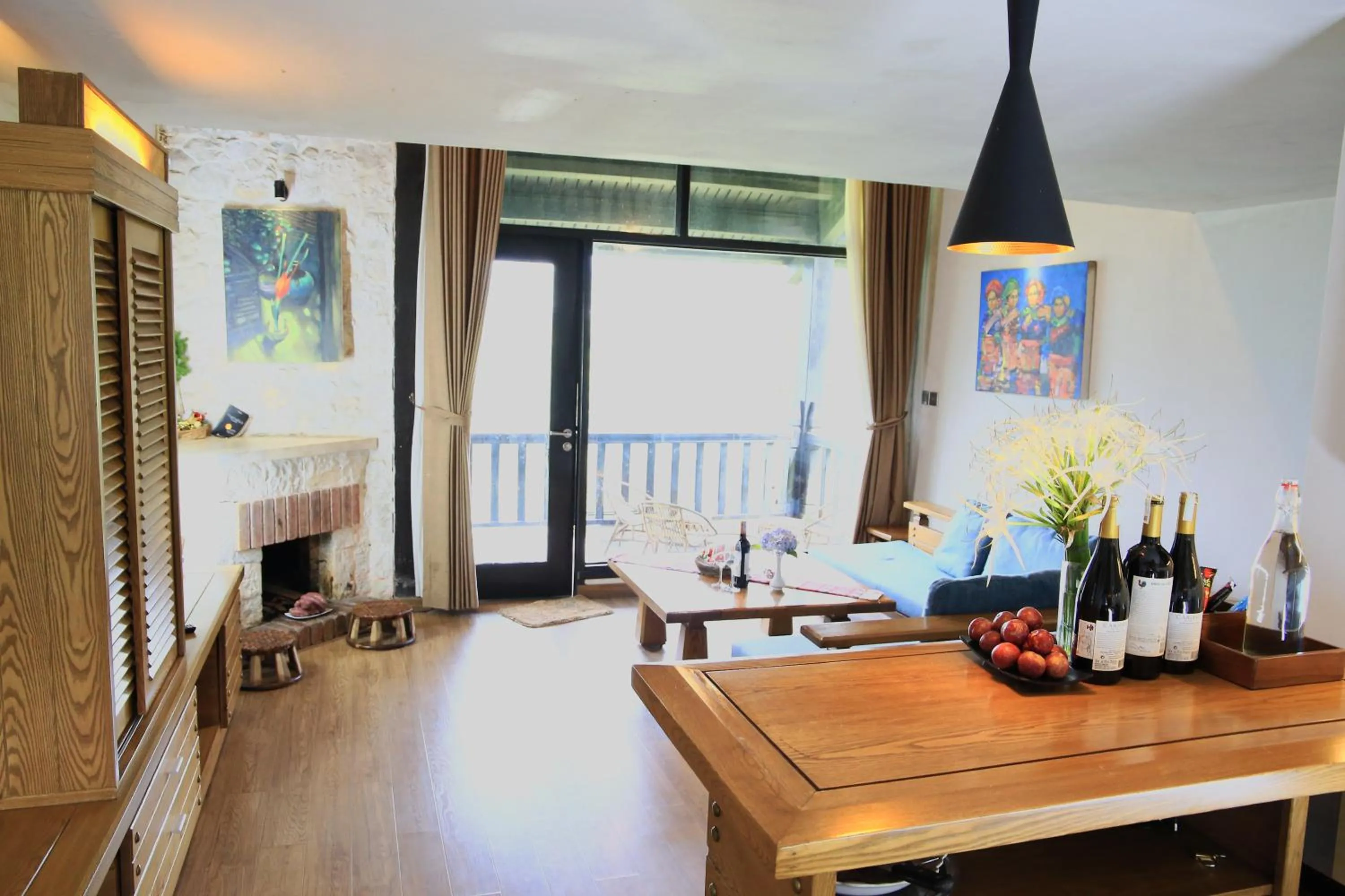 Living room in Heaven House Sapa
