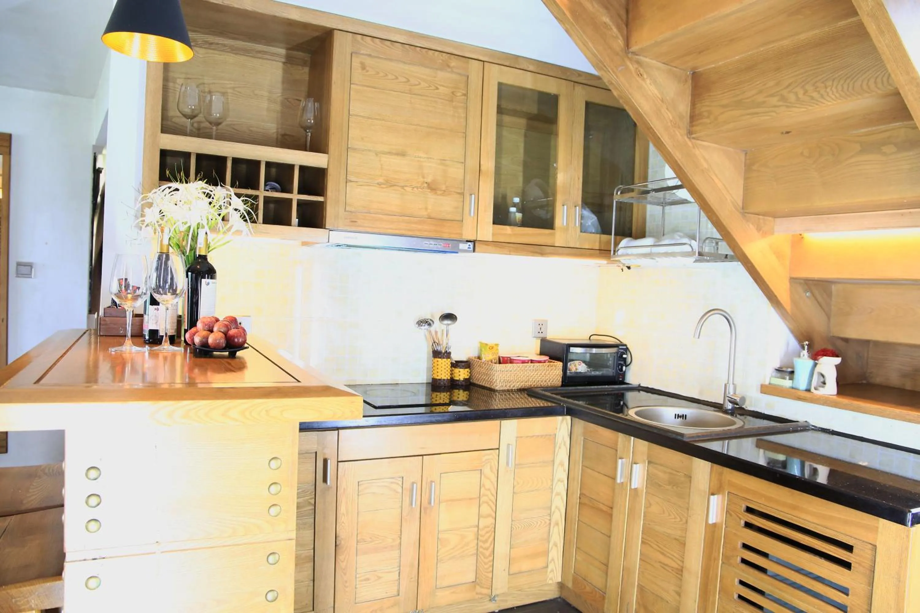 Kitchen or kitchenette in Heaven House Sapa