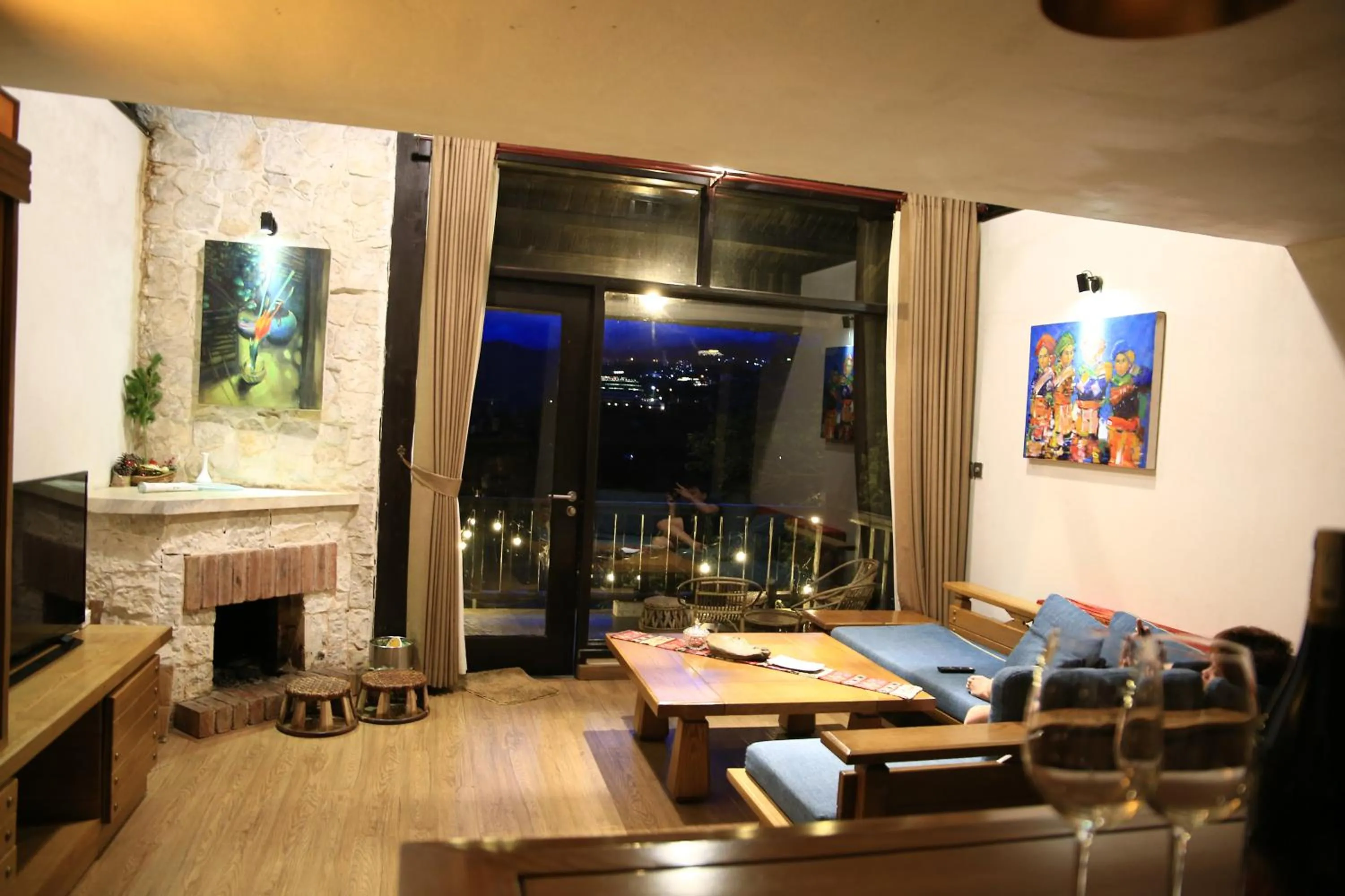 Living room in Heaven House Sapa