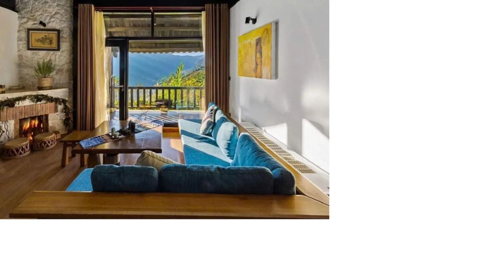 Living room in Heaven House Sapa