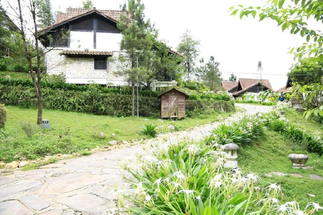Garden view in Heaven House Sapa