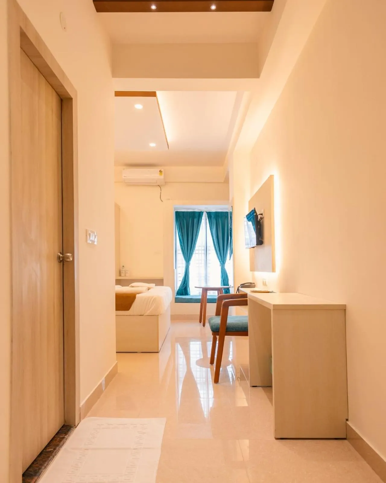 Bed in Uptown Suites