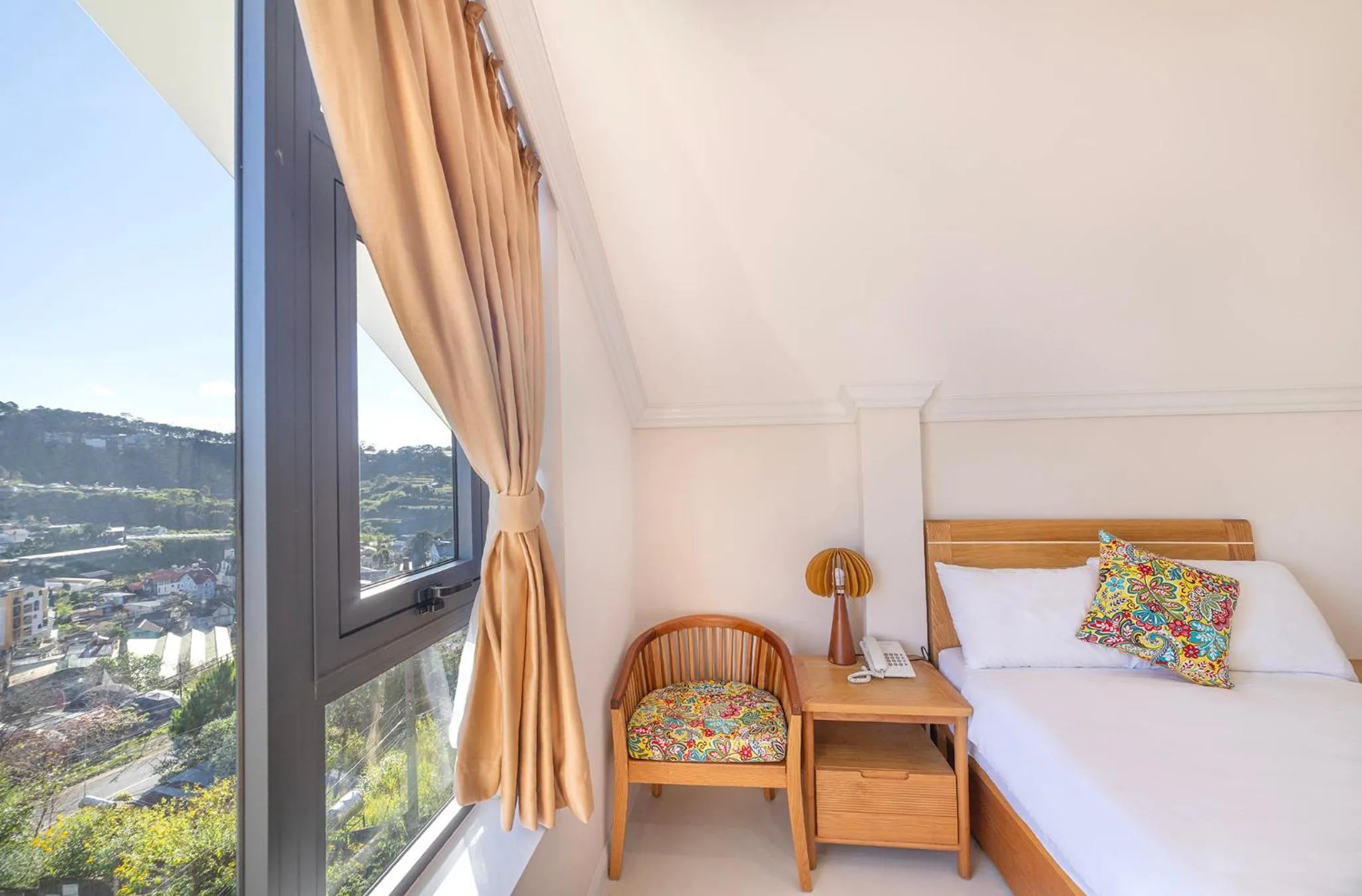 Bed in Cerasoi Boutique Villa Dalat