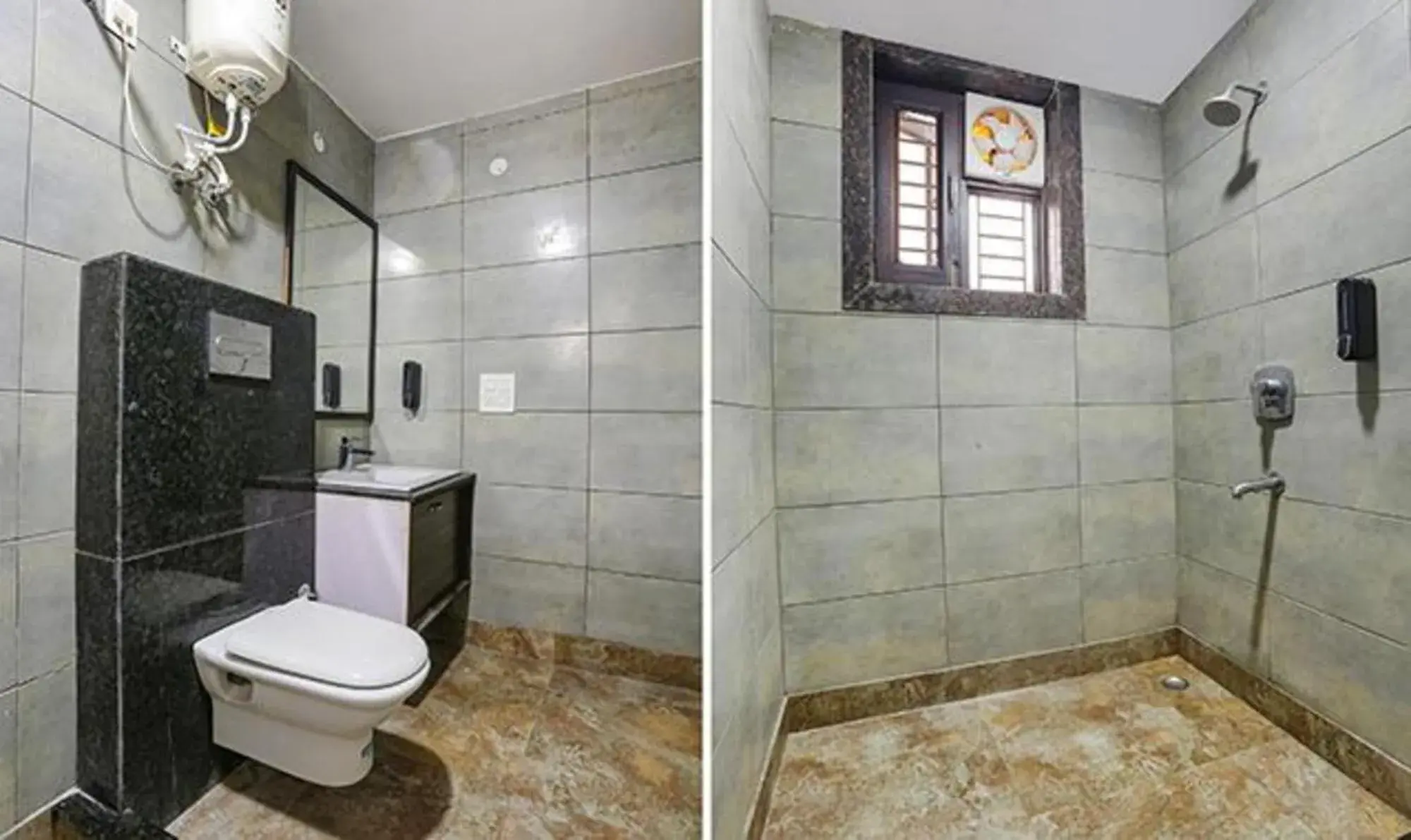 Bathroom in FabExpress RG Stay Bathroom in FabExpress RG Stay