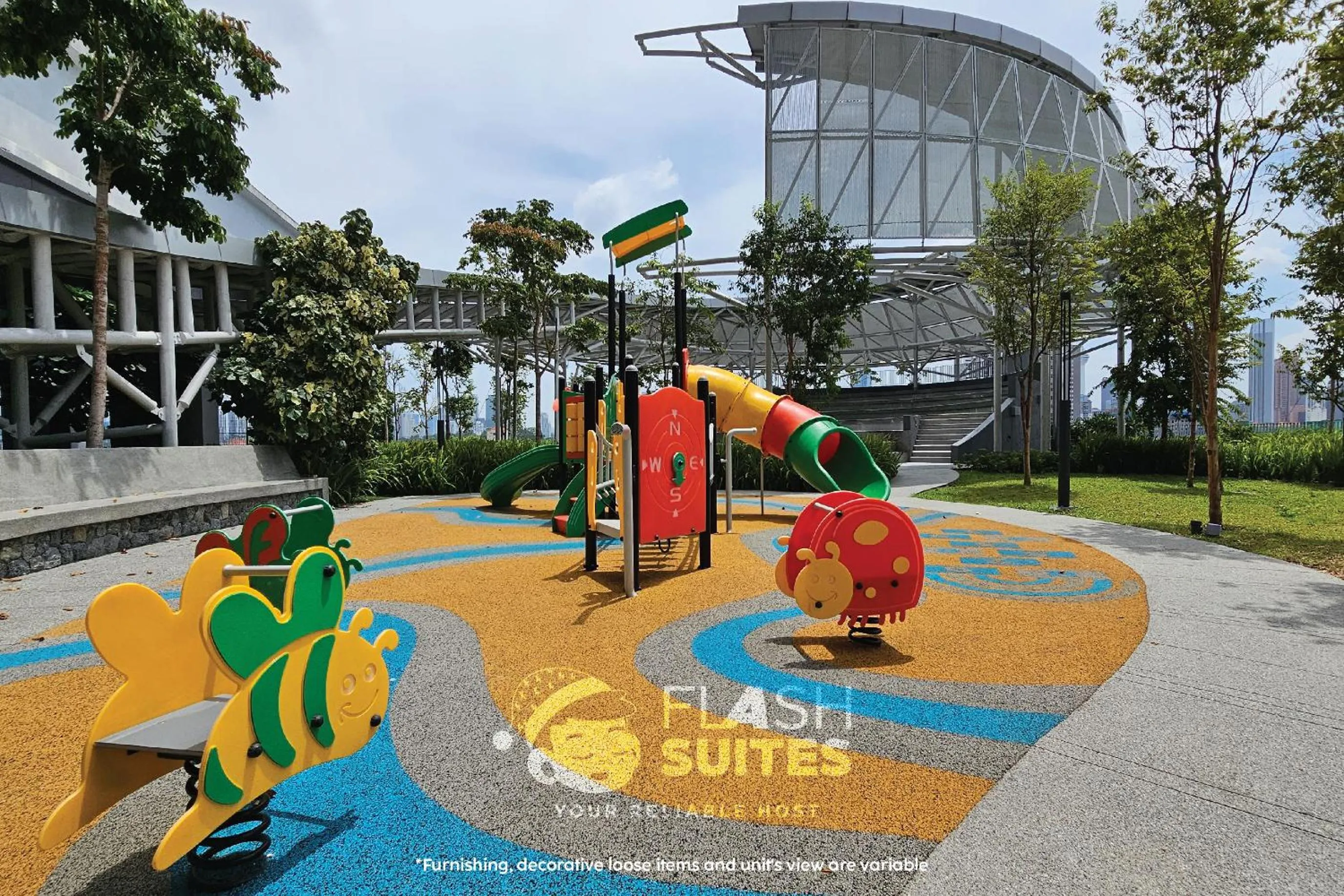 Children play ground in Trion Premium Suites @ KL