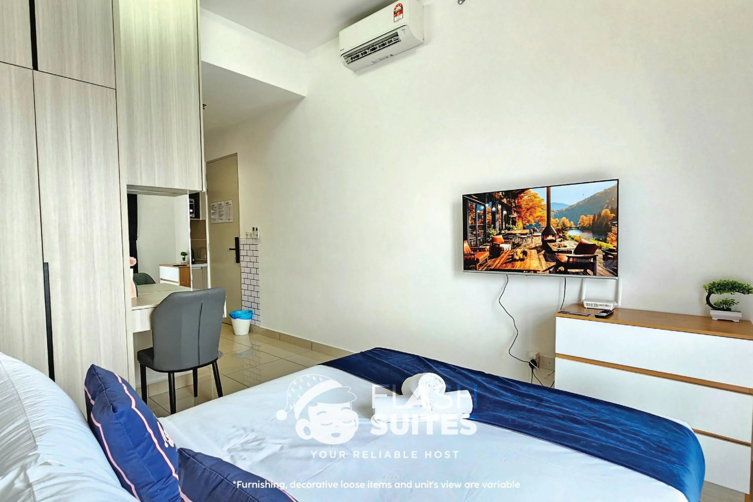 Bedroom, Bed in Trion Premium Suites @ KL