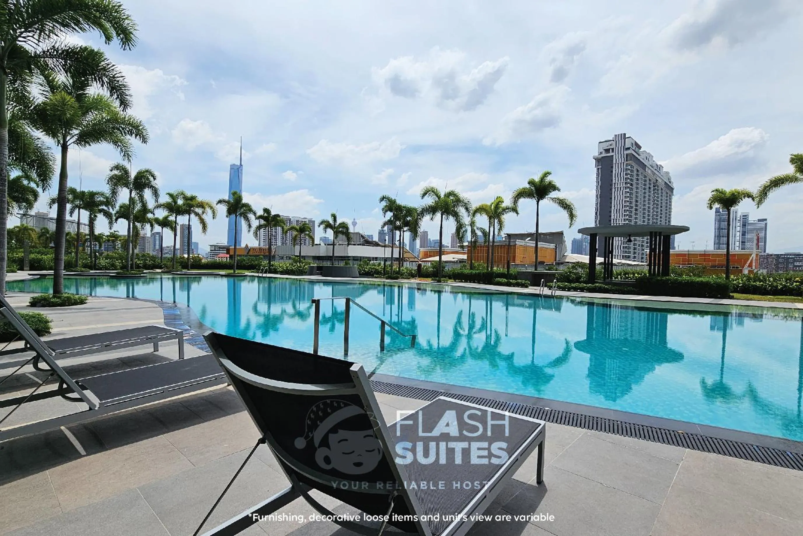 Swimming pool in Trion Premium Suites @ KL