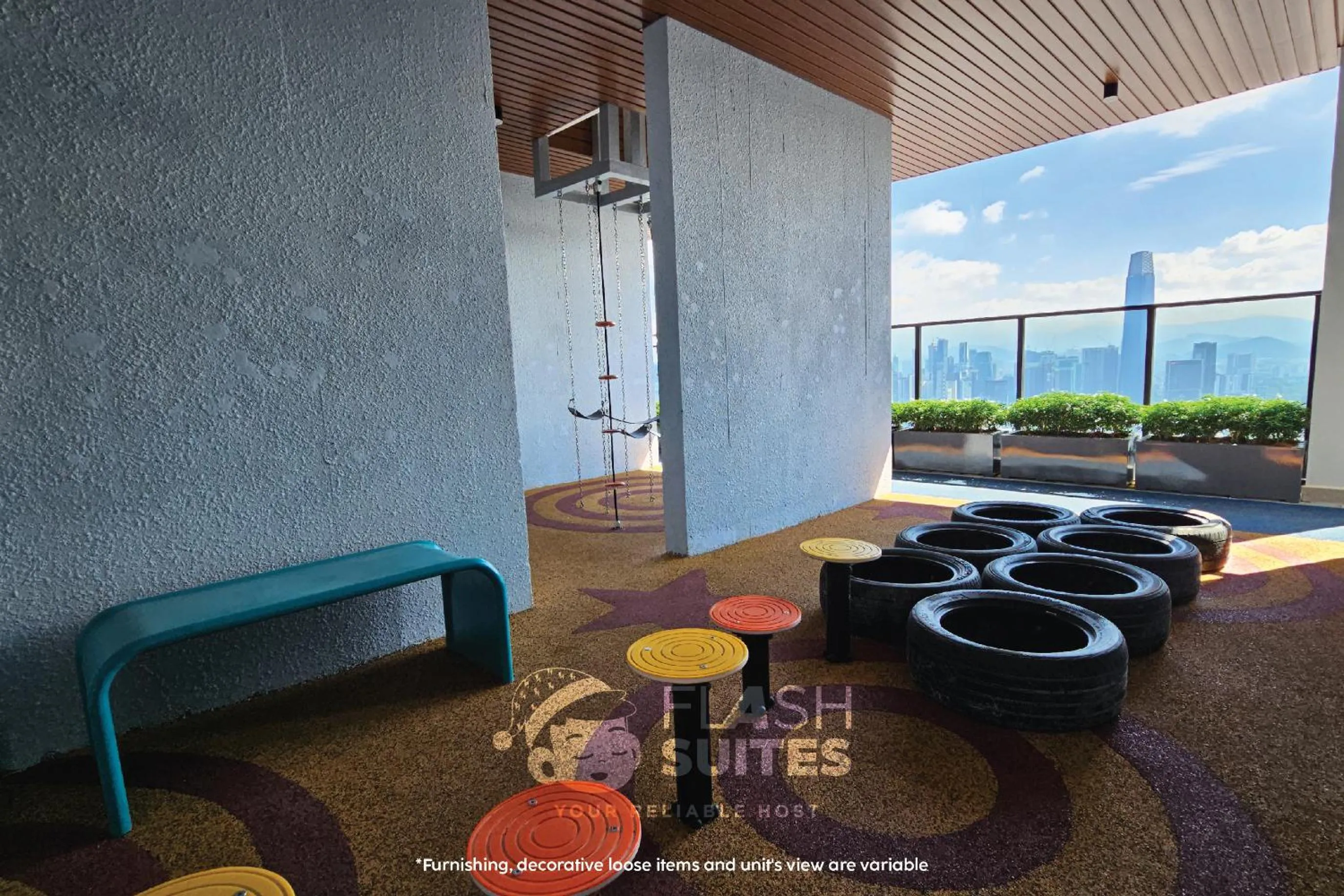 Children play ground in Trion Premium Suites @ KL