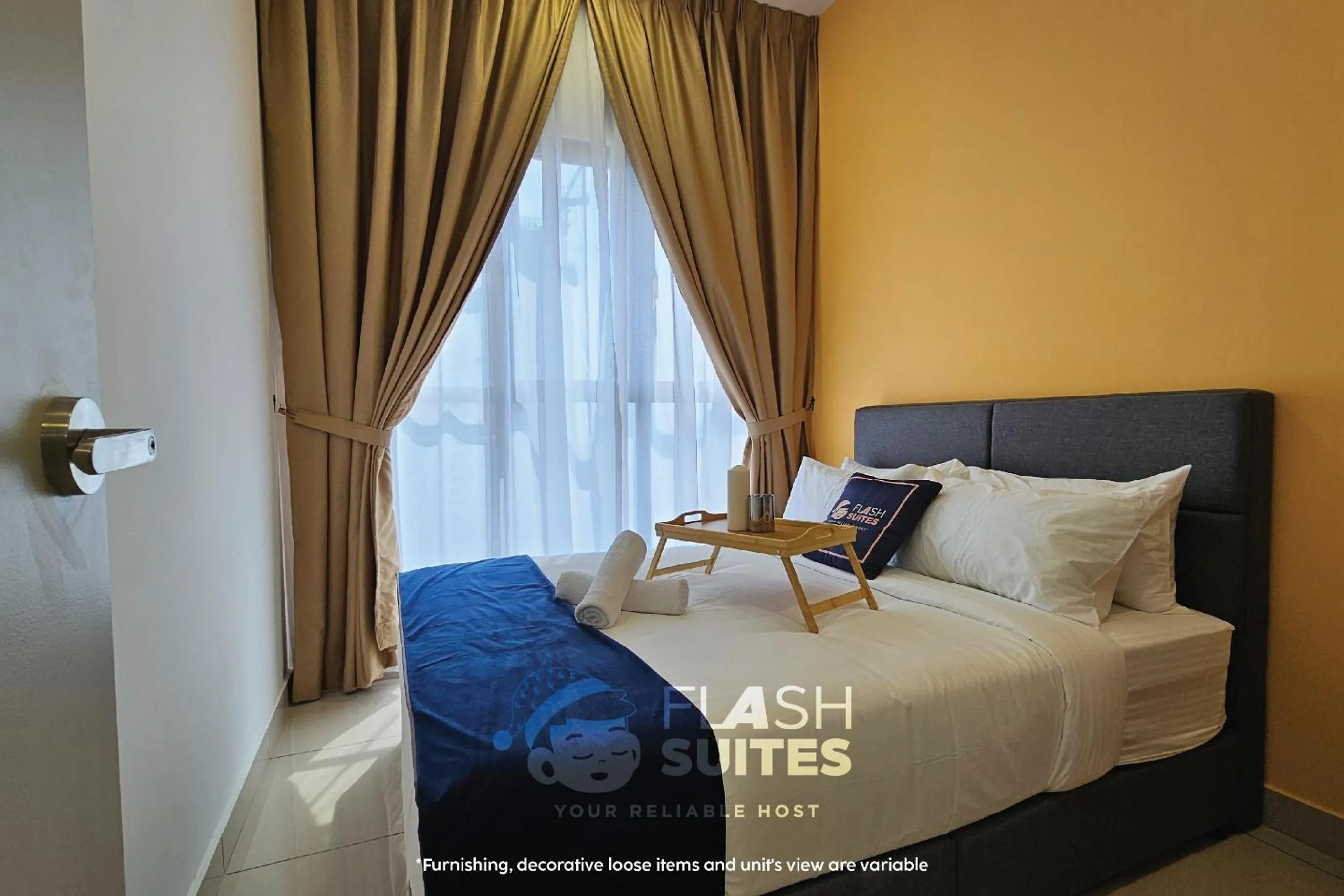 Bedroom, Bed in Trion Premium Suites @ KL