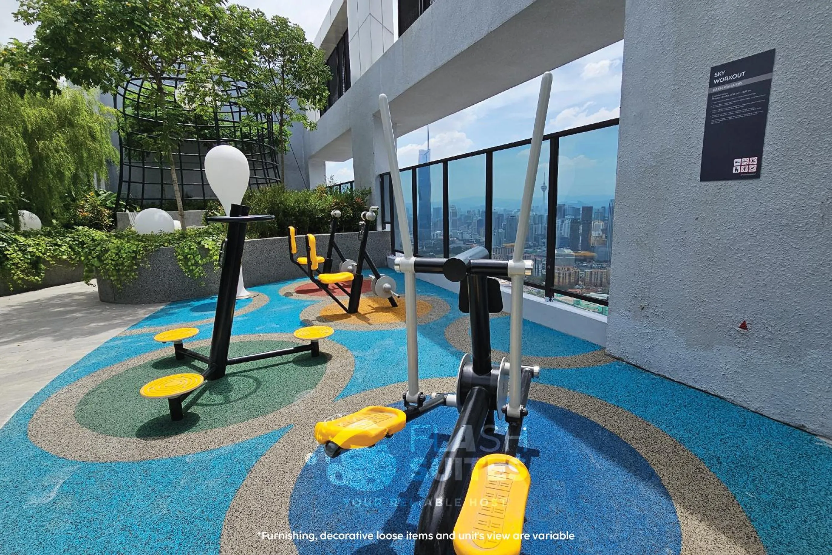 Area and facilities in Trion Premium Suites @ KL