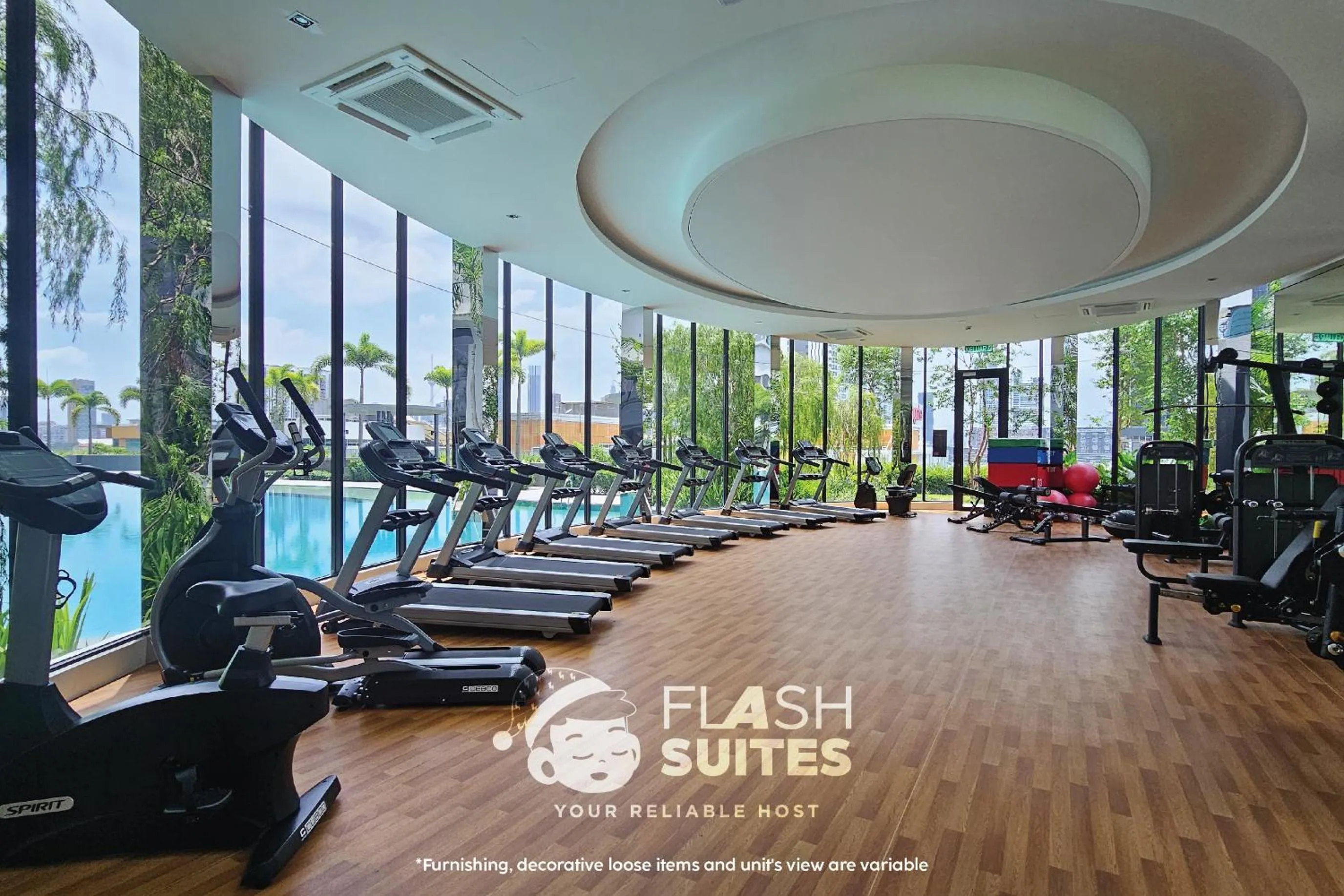 Fitness centre/facilities in Trion Premium Suites @ KL