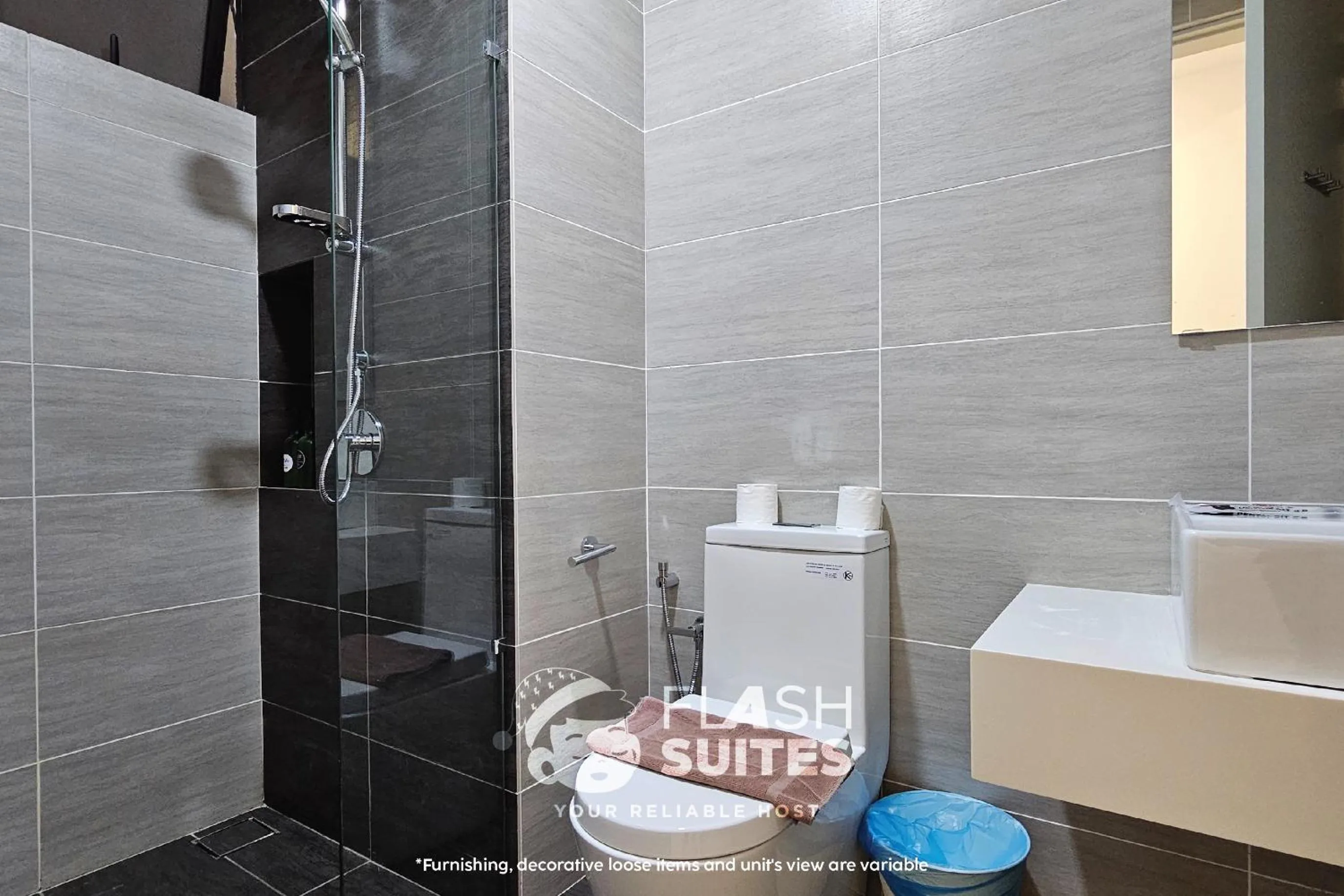 Shower in Trion Premium Suites @ KL