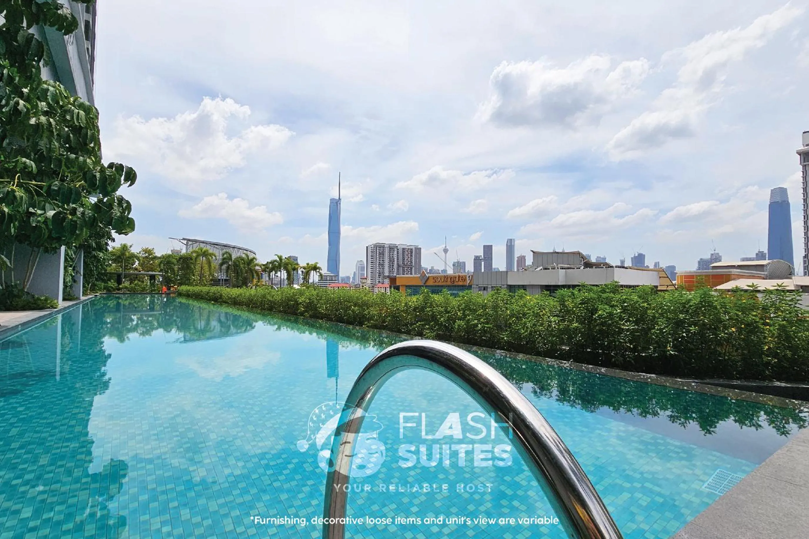 Swimming pool in Trion Premium Suites @ KL