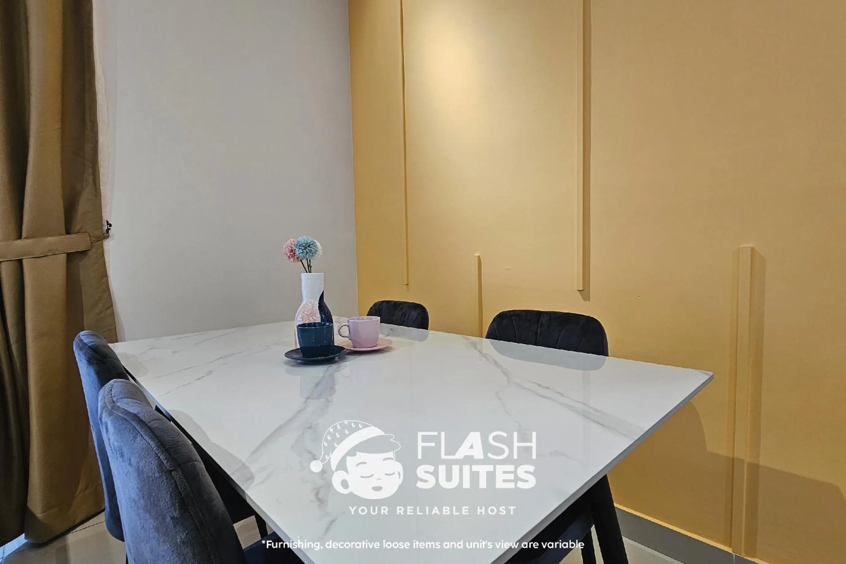 Dining area in Trion Premium Suites @ KL