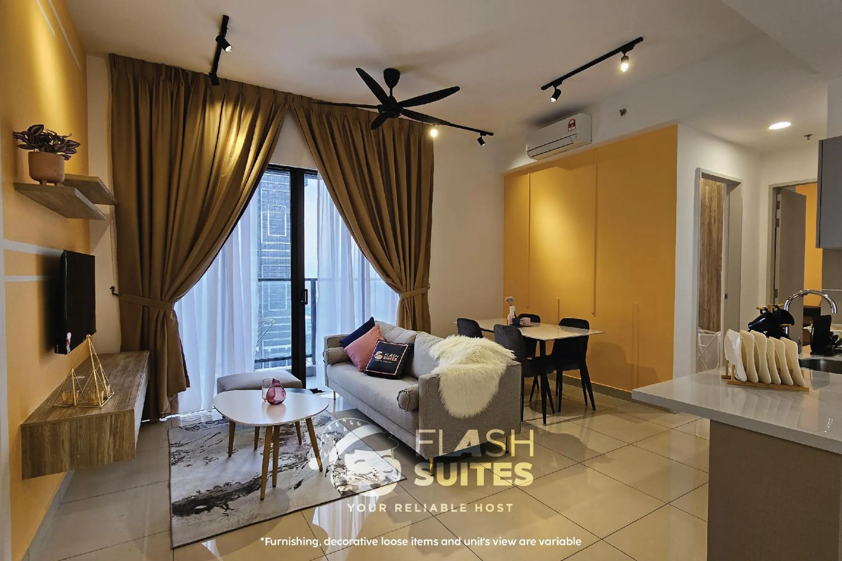 Living room in Trion Premium Suites @ KL