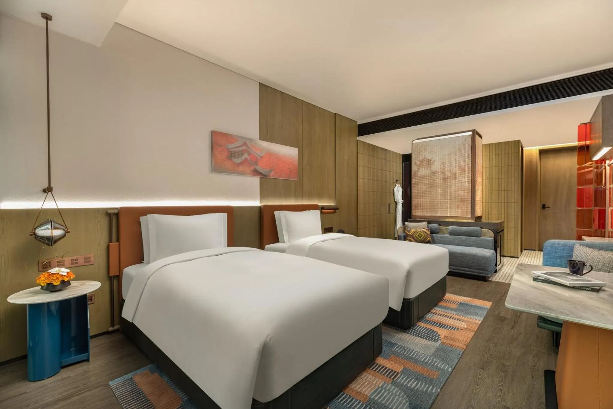 Photo of the whole room, Bed in Hotel Indigo Changsha Meixi Lake