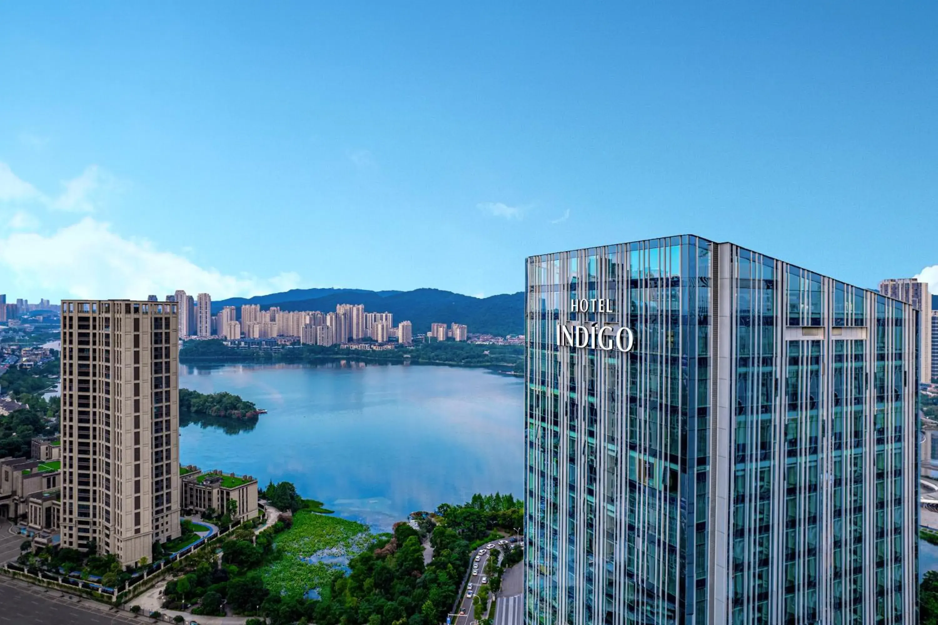 Property building in Hotel Indigo Changsha Meixi Lake Property building in Hotel Indigo Changsha Meixi Lake