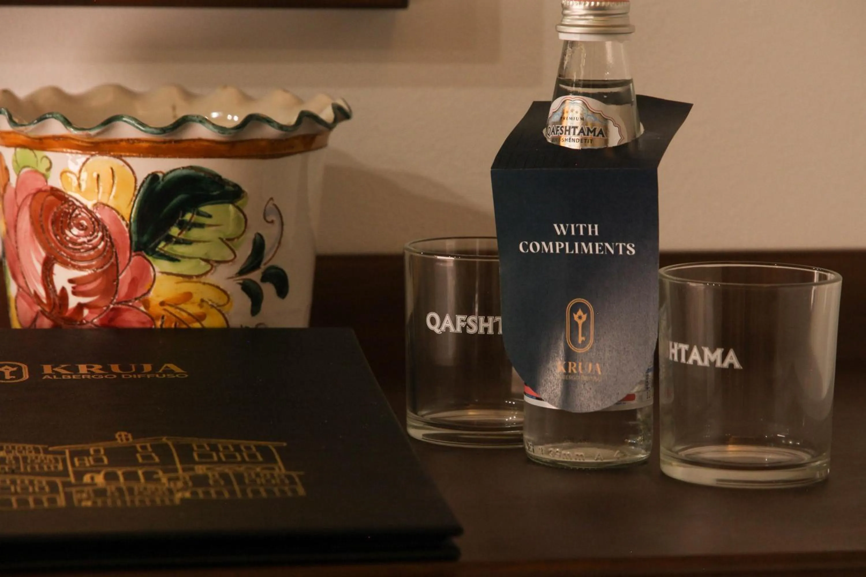 Drinks in Kruja Albergo Diffuso , Inside Kruja Castle