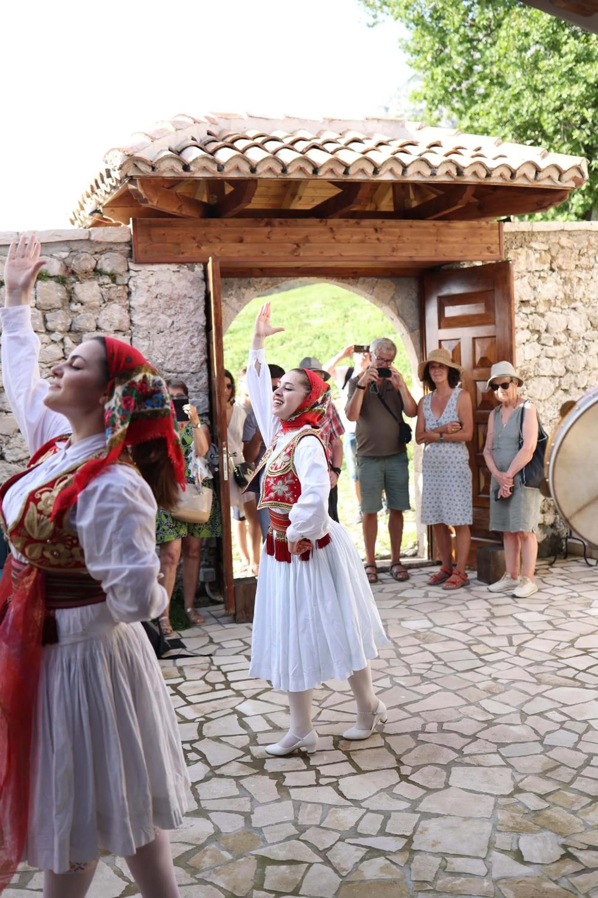 People in Kruja Albergo Diffuso , Inside Kruja Castle