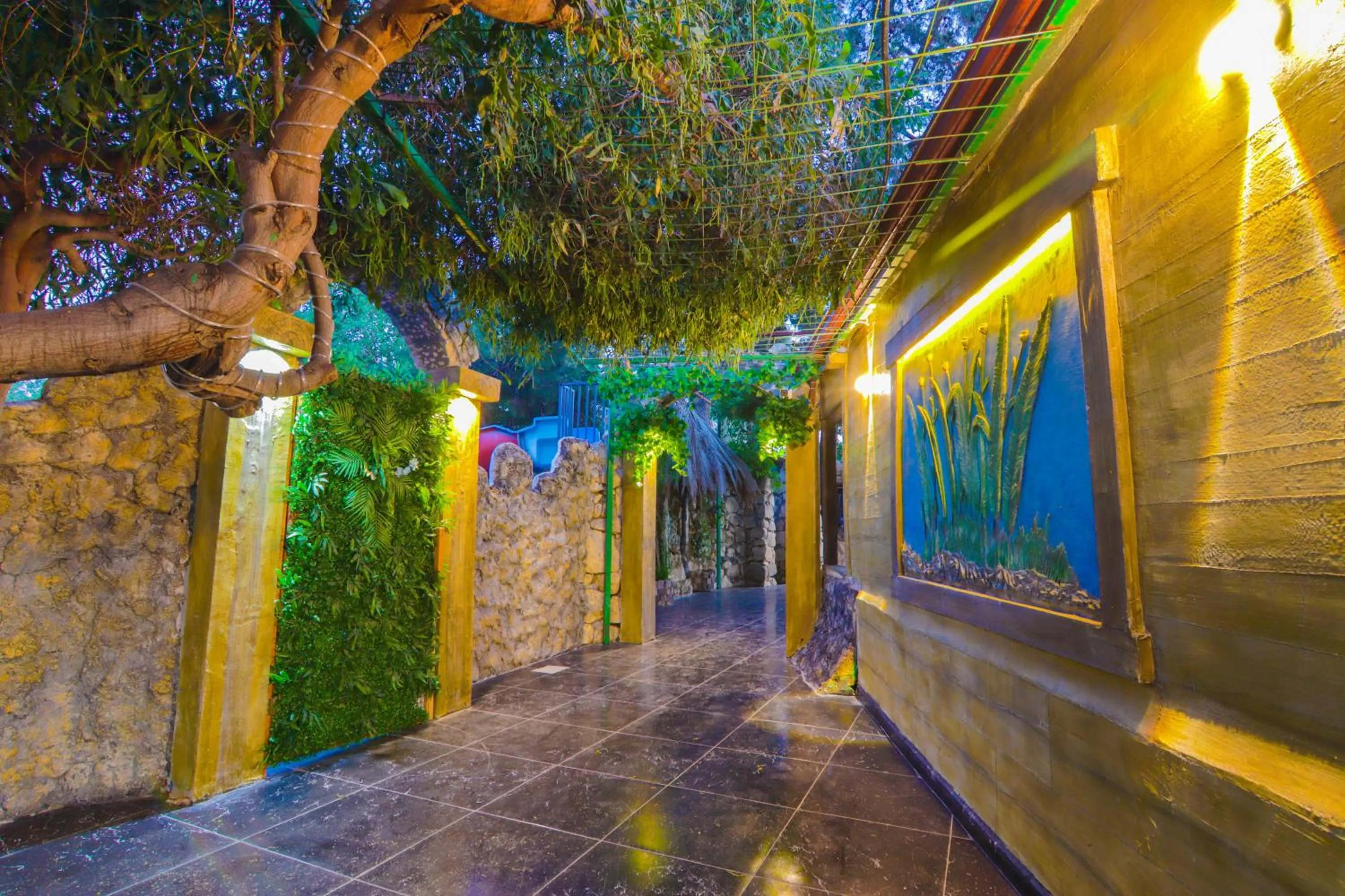 Lobby or reception in Aperion Beach Hotel Side