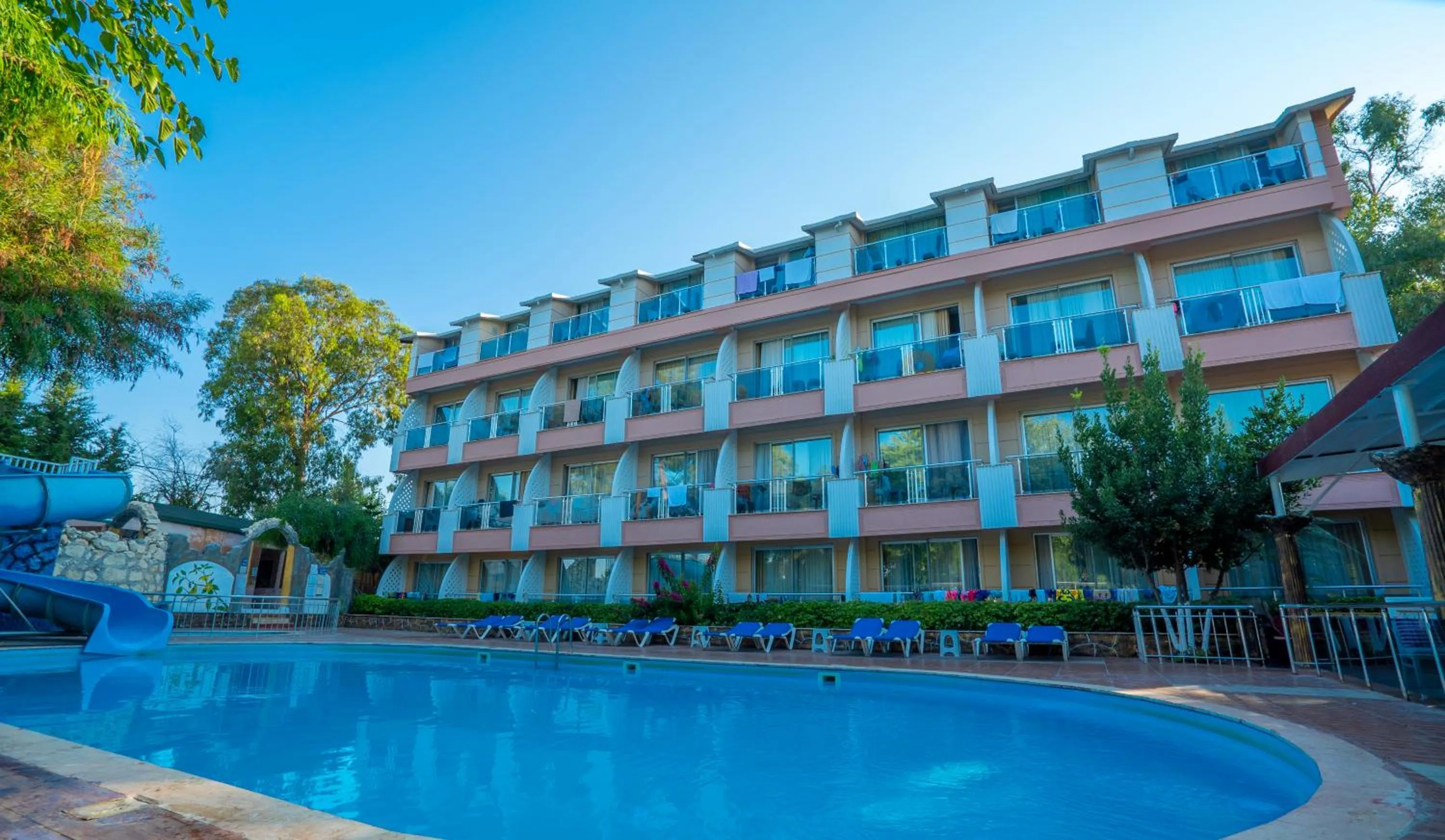 Property building in Aperion Beach Hotel Side