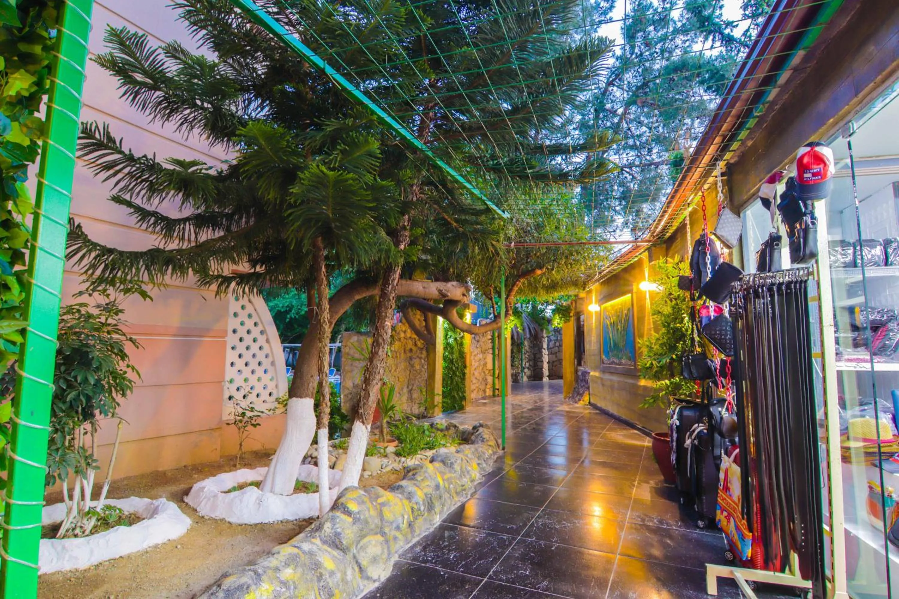 Facade/entrance in Aperion Beach Hotel Side