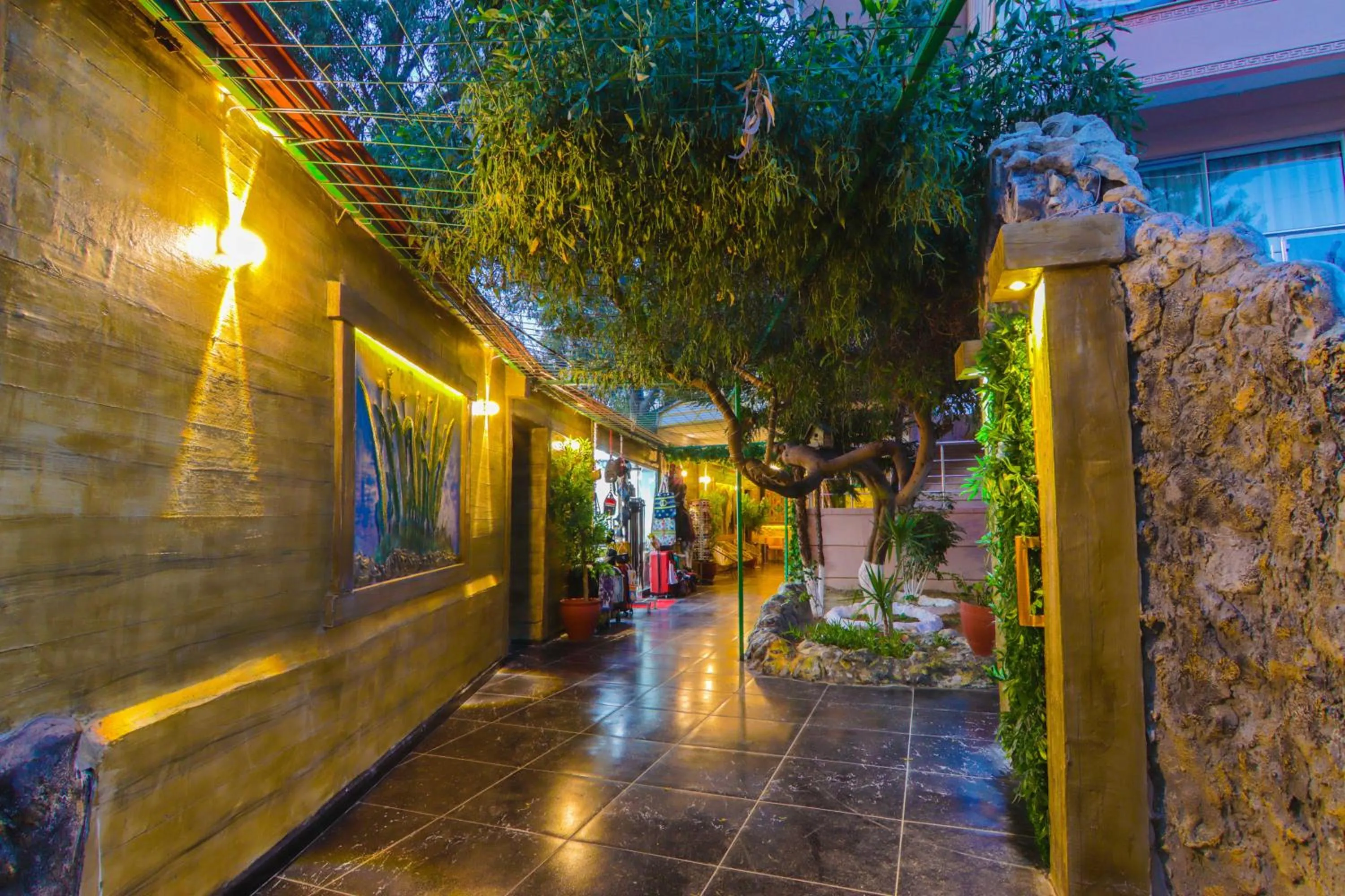 Facade/entrance in Aperion Beach Hotel Side