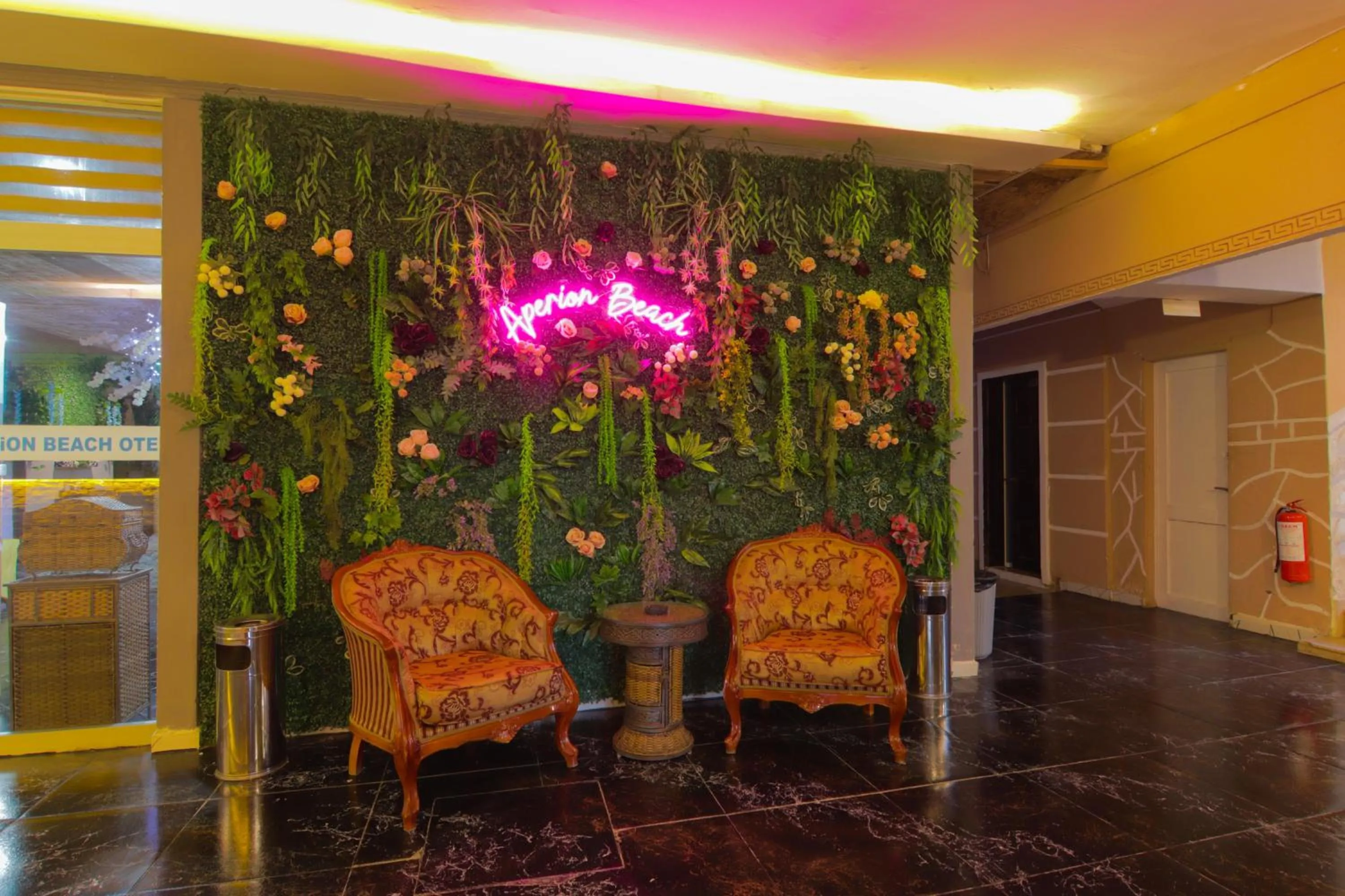 Facade/entrance in Aperion Beach Hotel Side