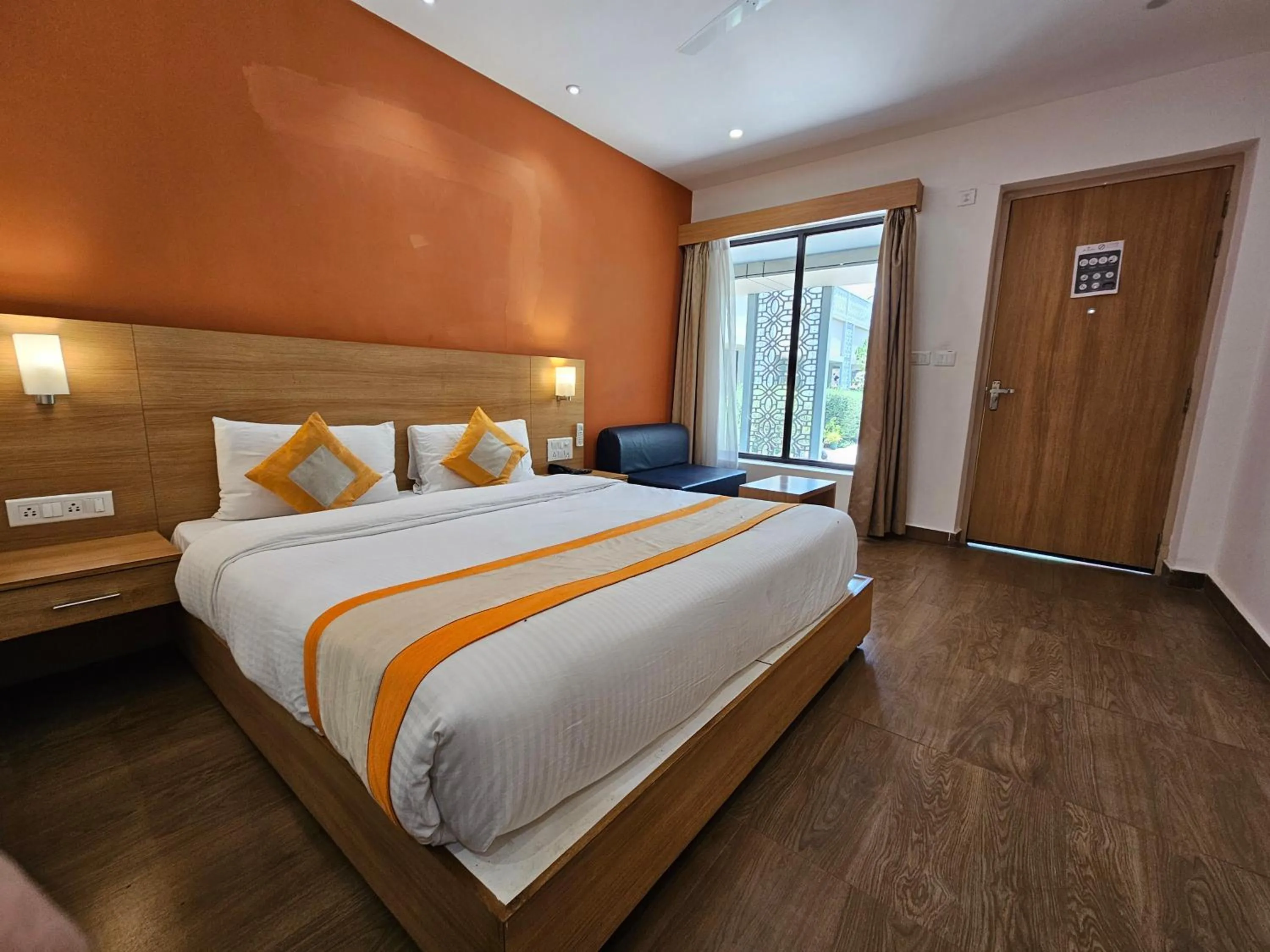 Bedroom, Bed in Hotel The Bundela - Khajuraho, Madhya Pradesh