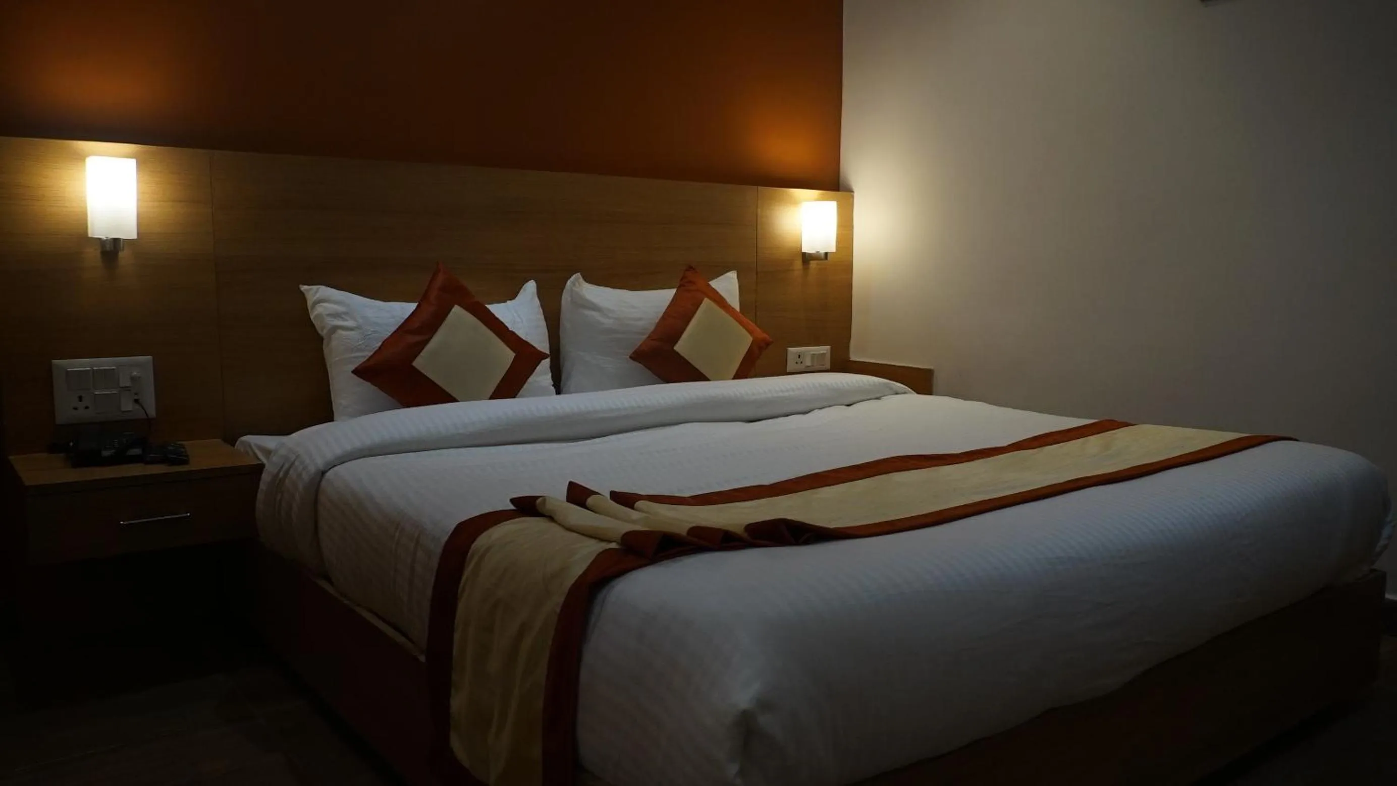 Bed in Hotel The Bundela - Khajuraho, Madhya Pradesh