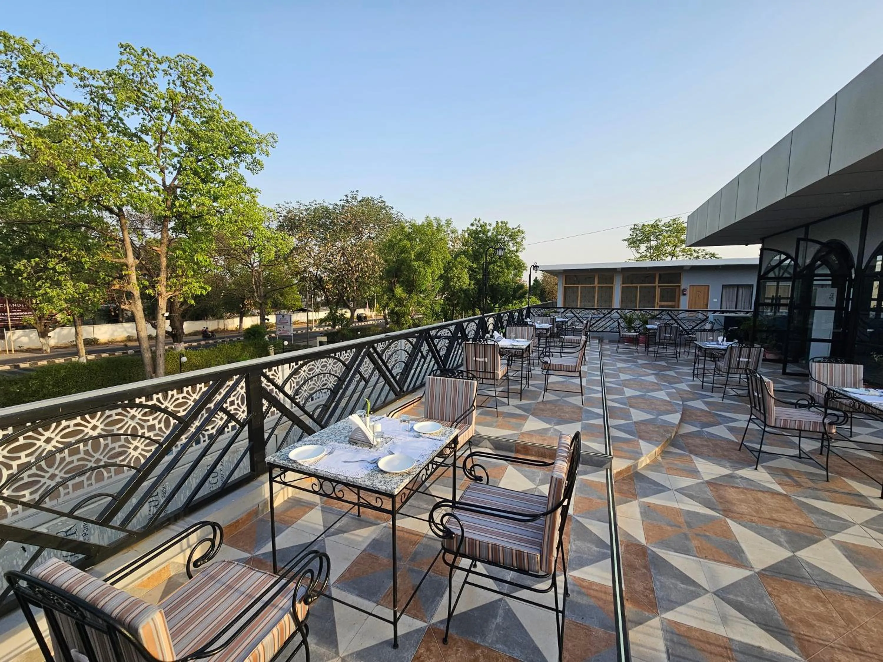 Balcony/Terrace in Hotel The Bundela - Khajuraho, Madhya Pradesh
