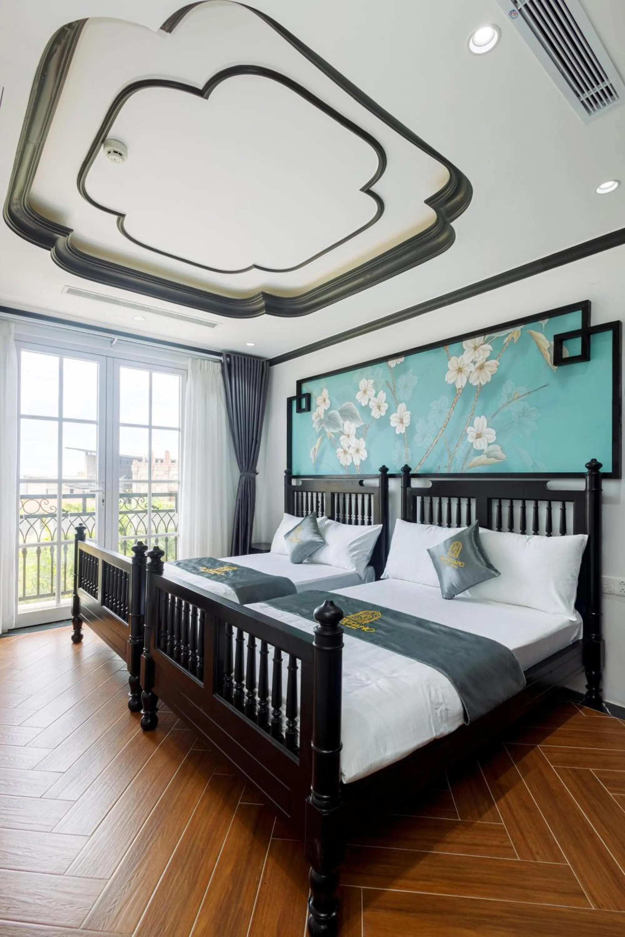 Bed in De Stefano Coffee and Hotel