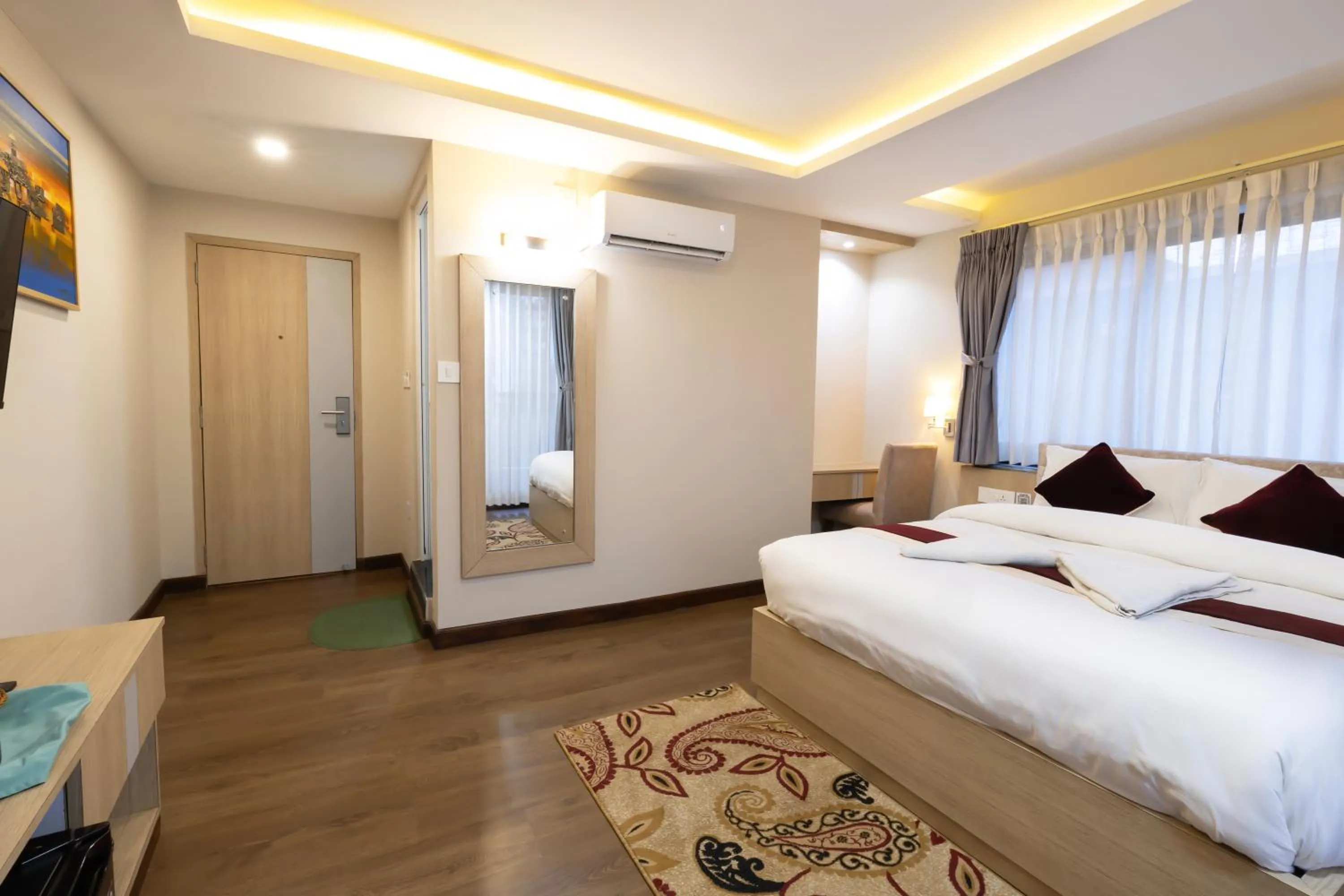 Bedroom, Bed in Divine Kathmandu Hotel