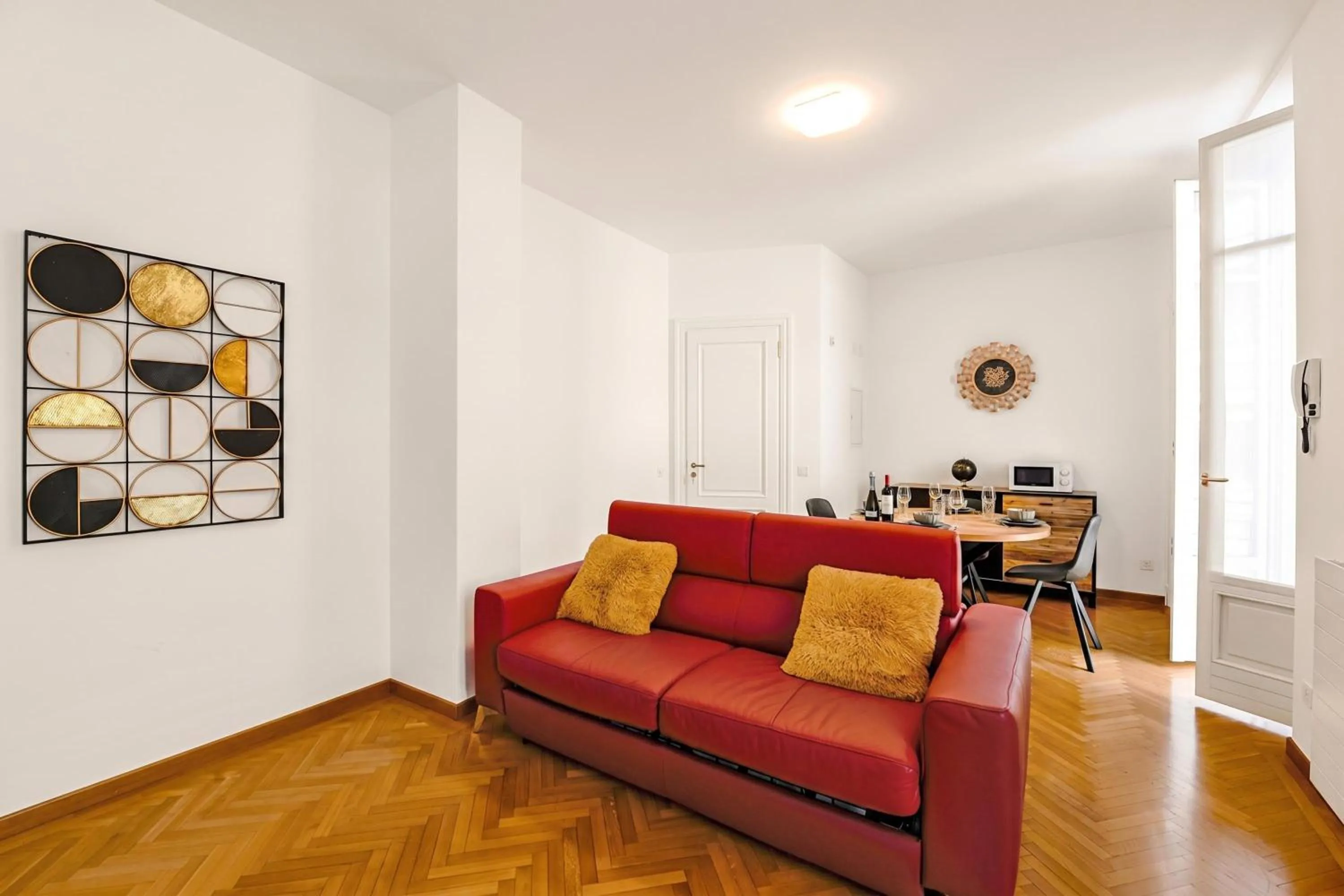 Seating area in Amazing Lugano - Happy Rentals