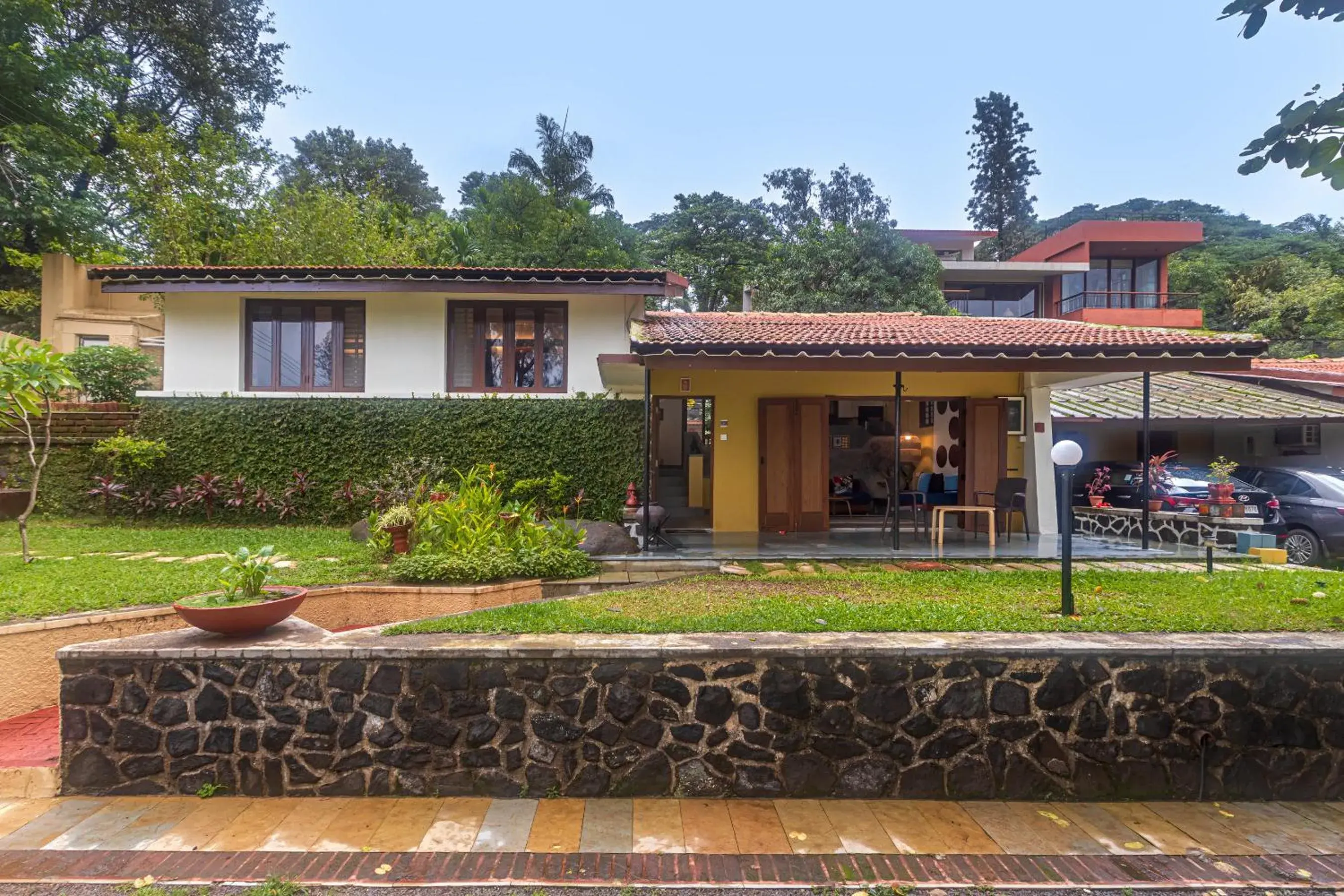 SaffronStays Artica - Rustic twin cottages with verandahs & gardens offering a rural Lonavala experience SaffronStays Artica - Rustic twin cottages with verandahs & gardens offering a rural Lonavala experience