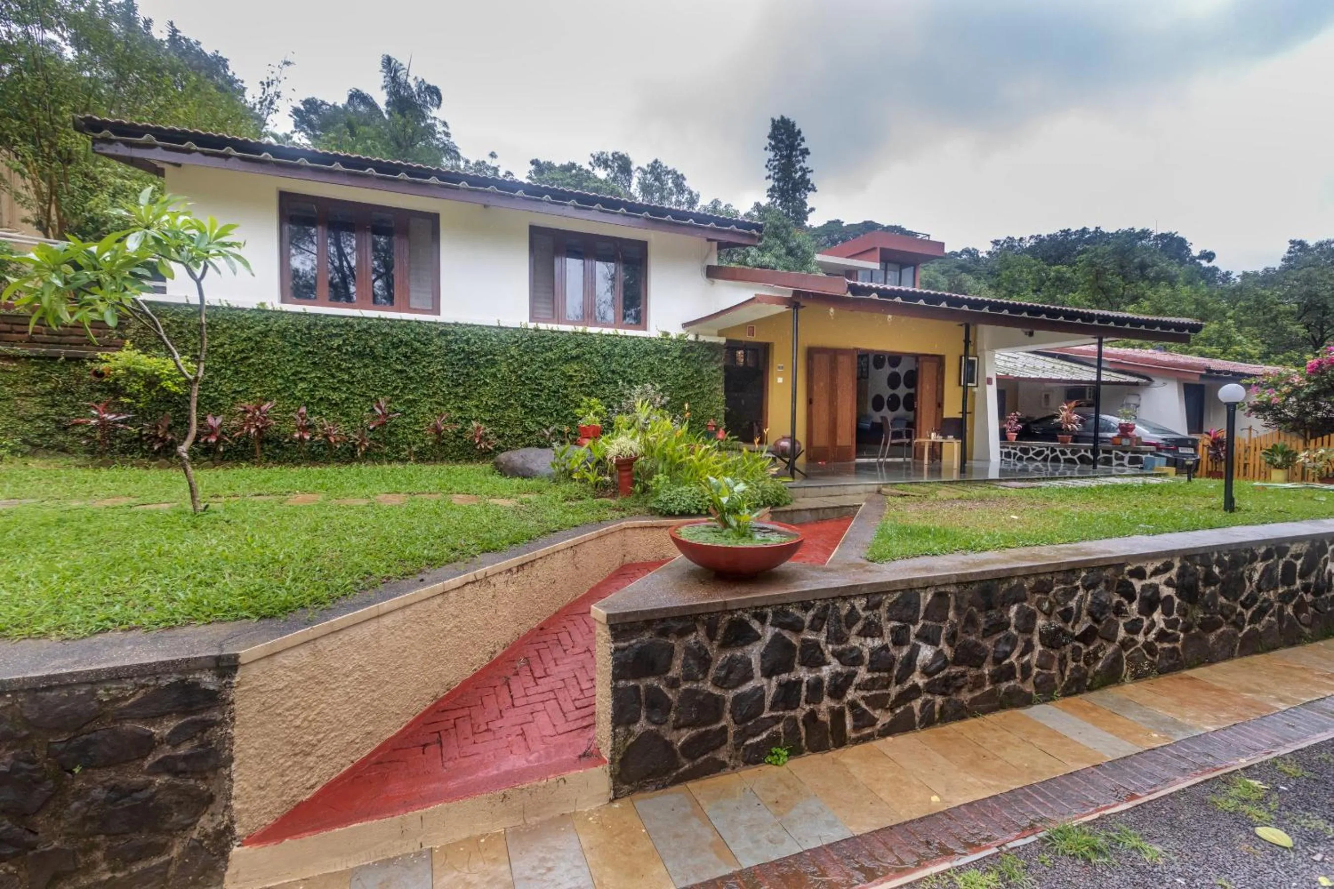SaffronStays Artica - Rustic twin cottages with verandahs & gardens offering a rural Lonavala experience