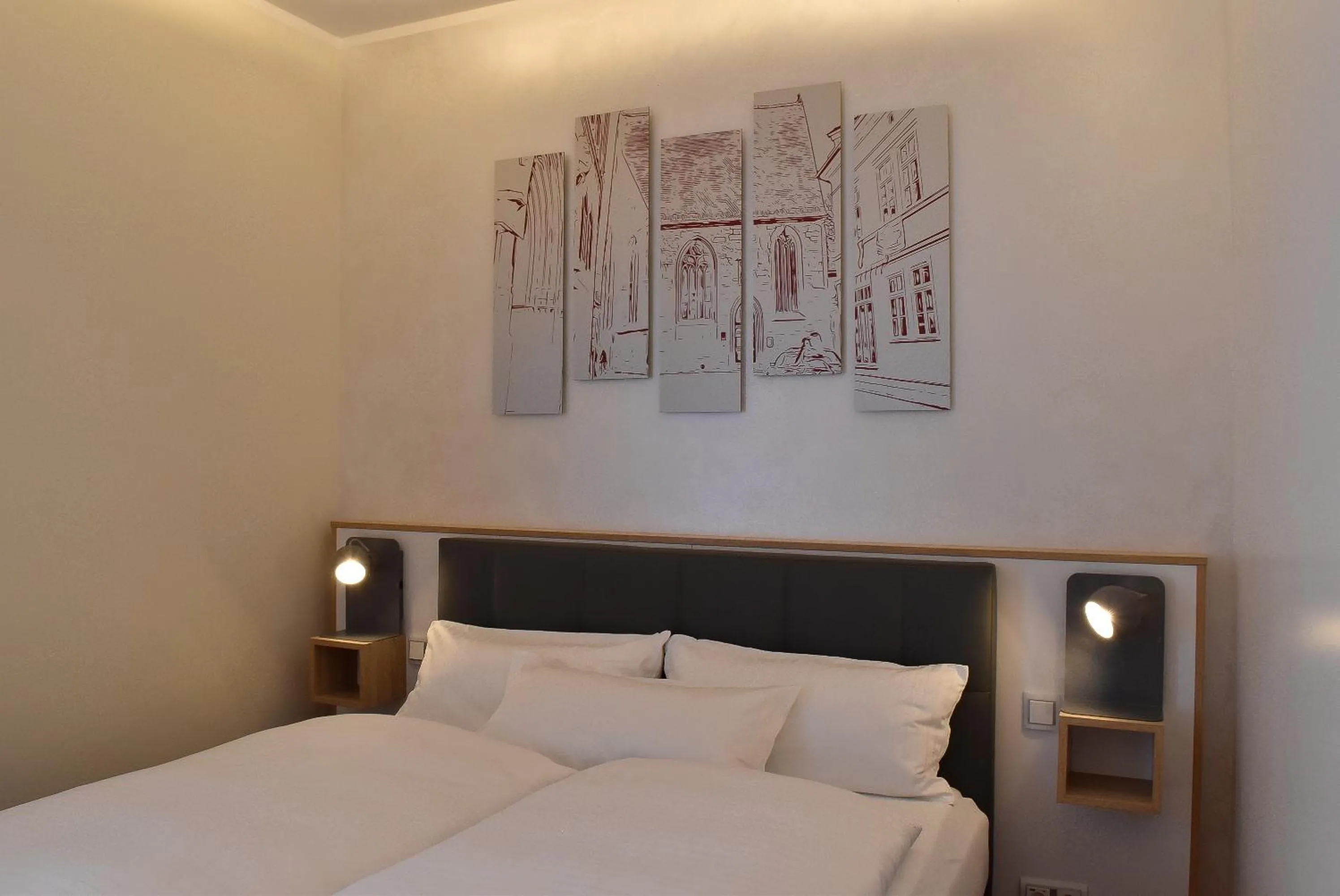 Bed in Hotel am Waldkasino