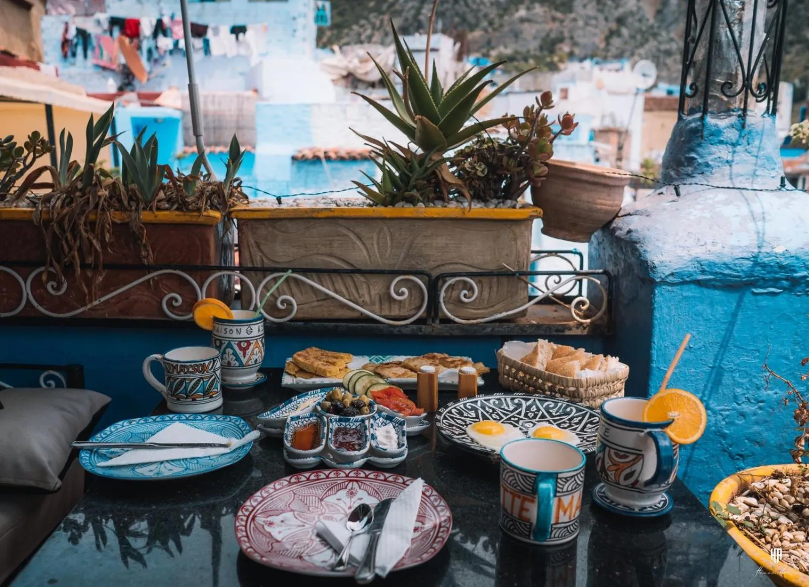 Food and drinks in Riad Azurite