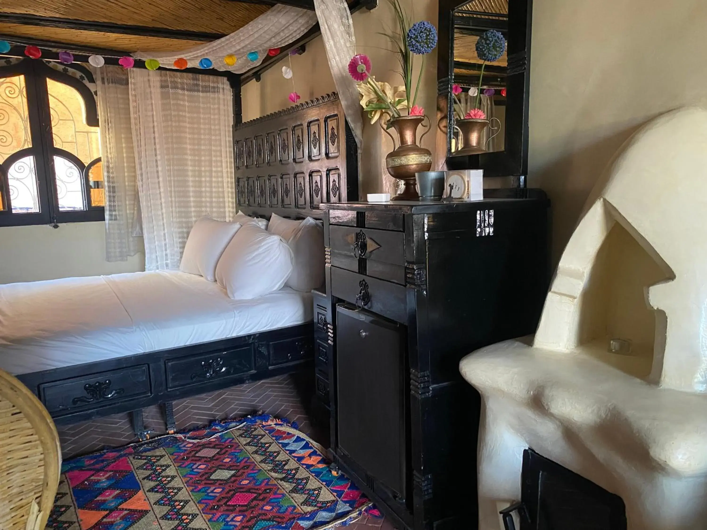 Bed in Riad Azurite Bed in Riad Azurite