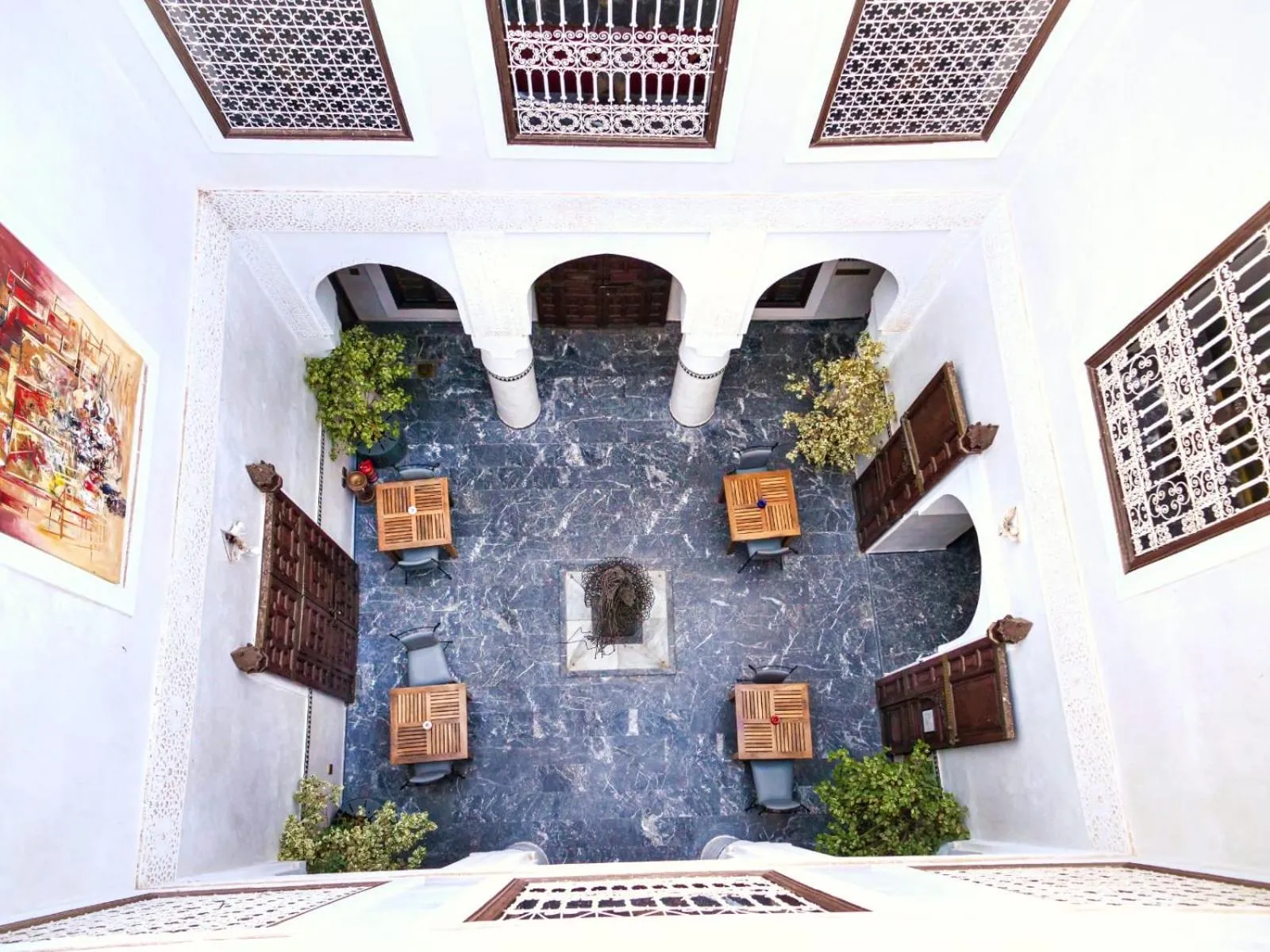 Patio in Palais Aix Kabaj &Spa