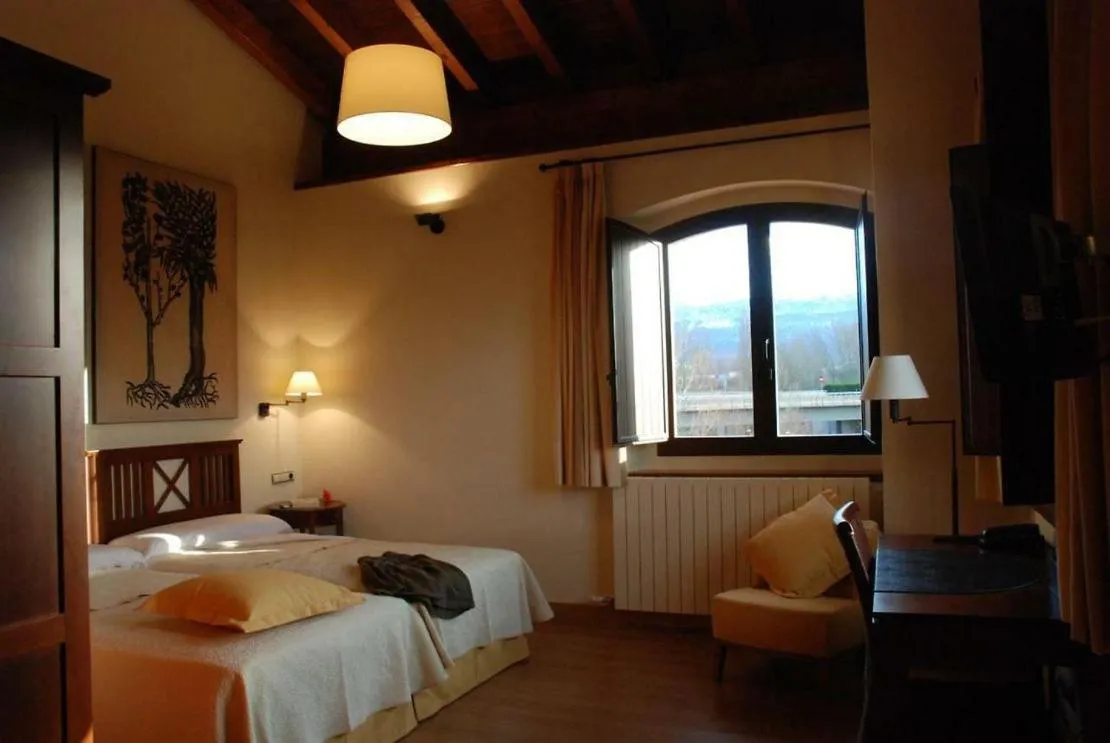 Bed in OLATZEA LANDA HOTELA