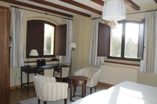 Bed in OLATZEA LANDA HOTELA