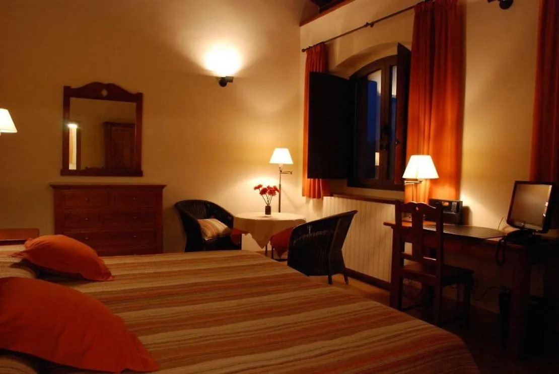 Bed in OLATZEA LANDA HOTELA