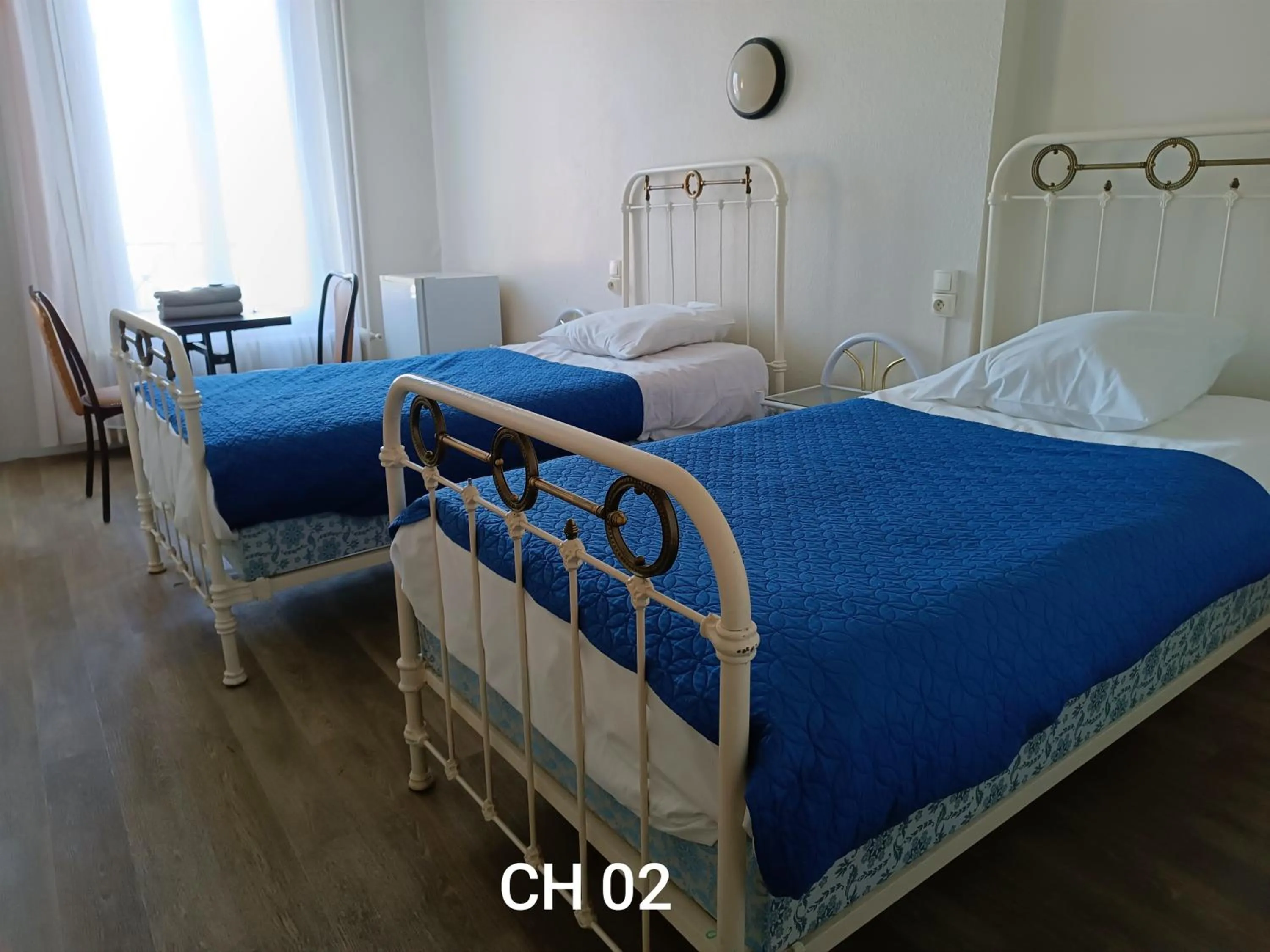 Bed in HOTEL LE FONTENOY
