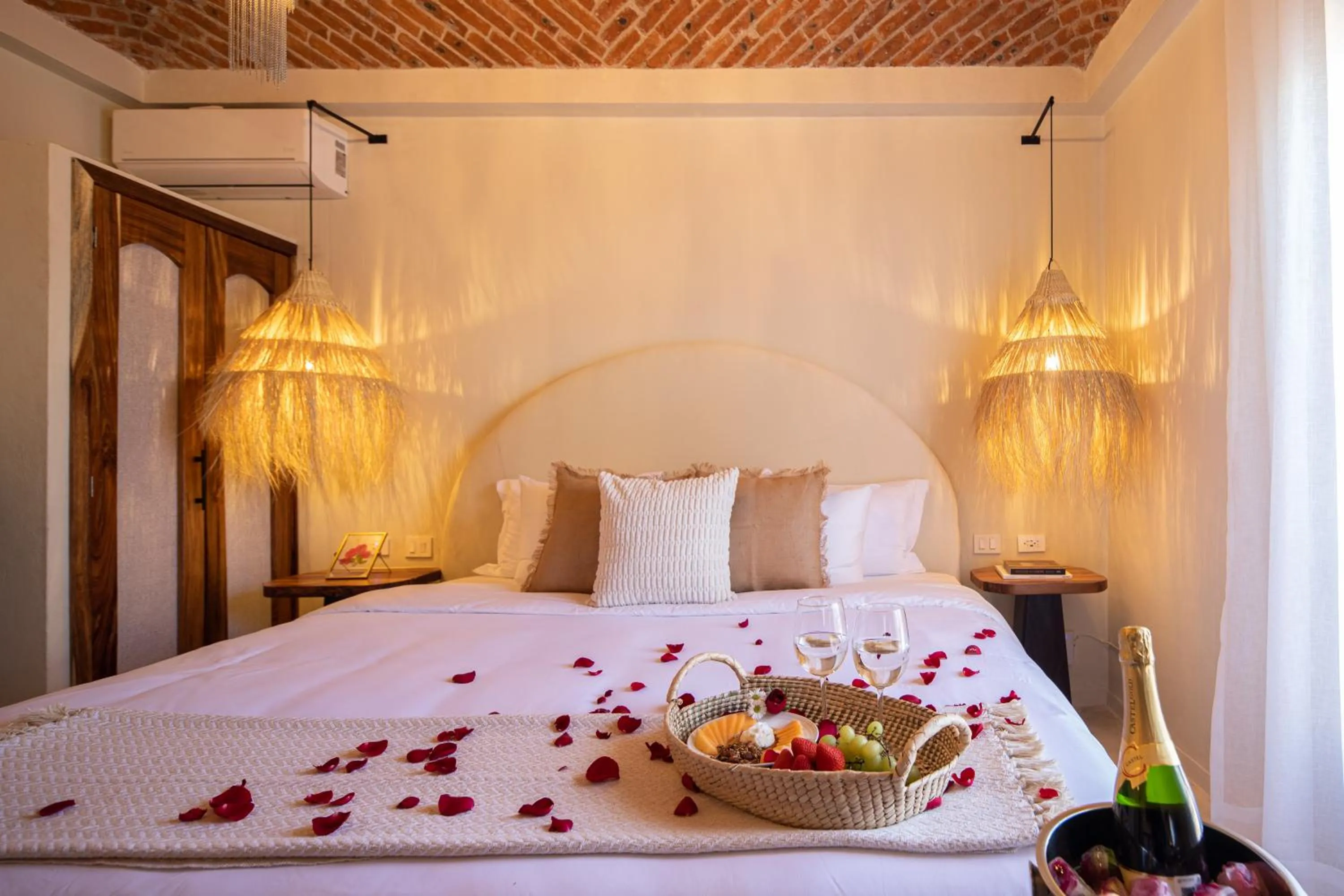 Bed in HOLT Hotel del Pueblito