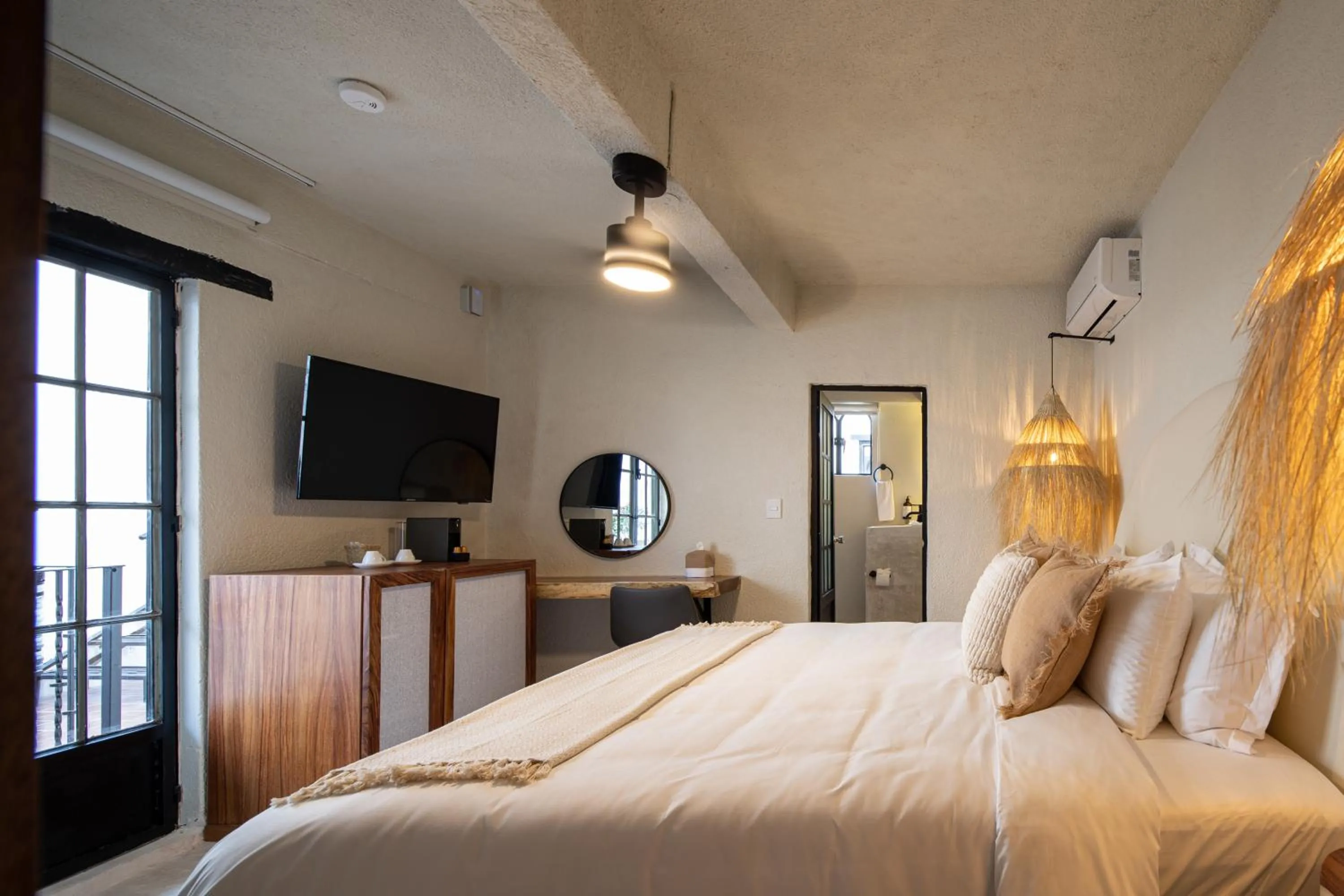 Bed in HOLT Hotel del Pueblito