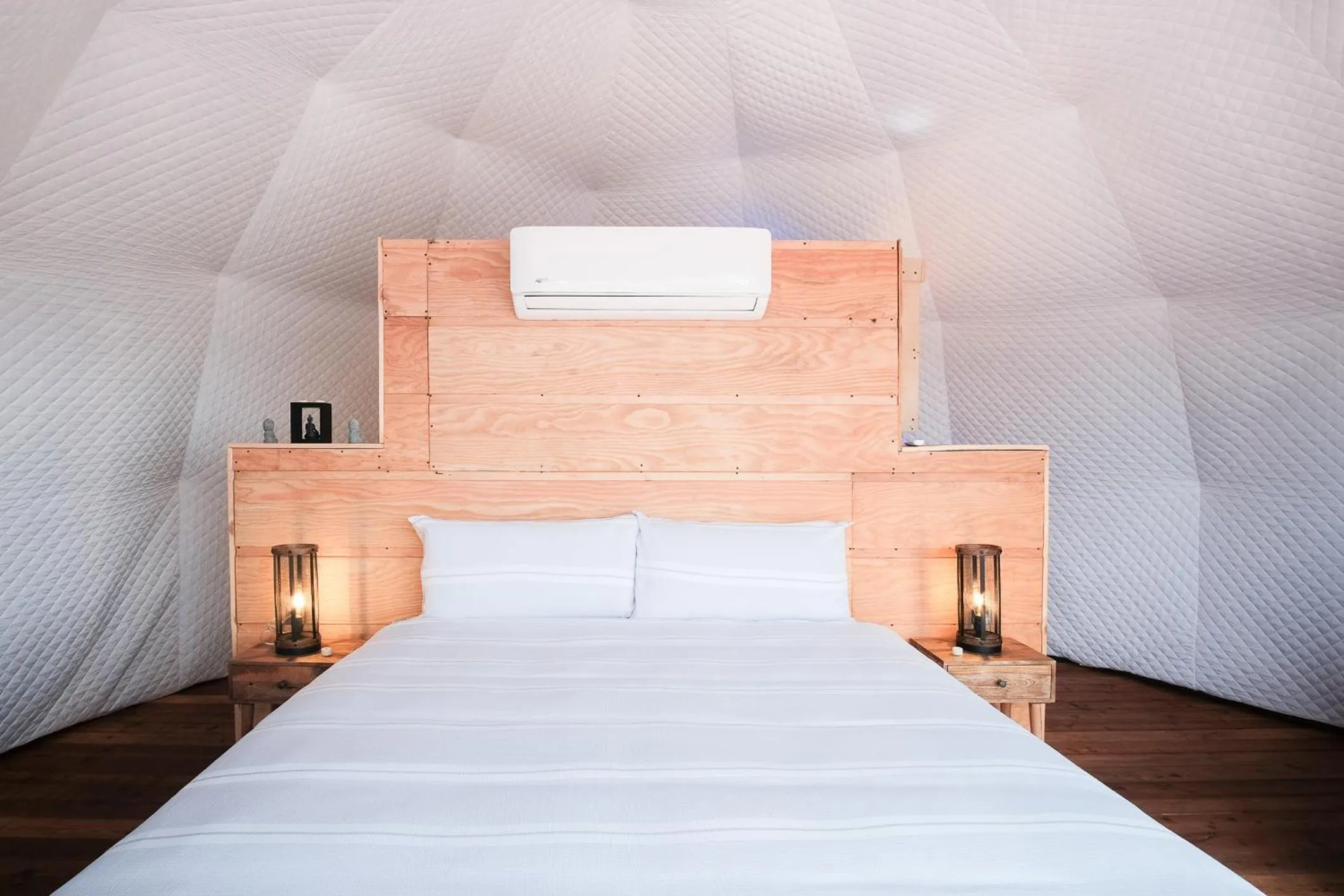 Bed in Casa Domo Glamping by BajaHomeStays