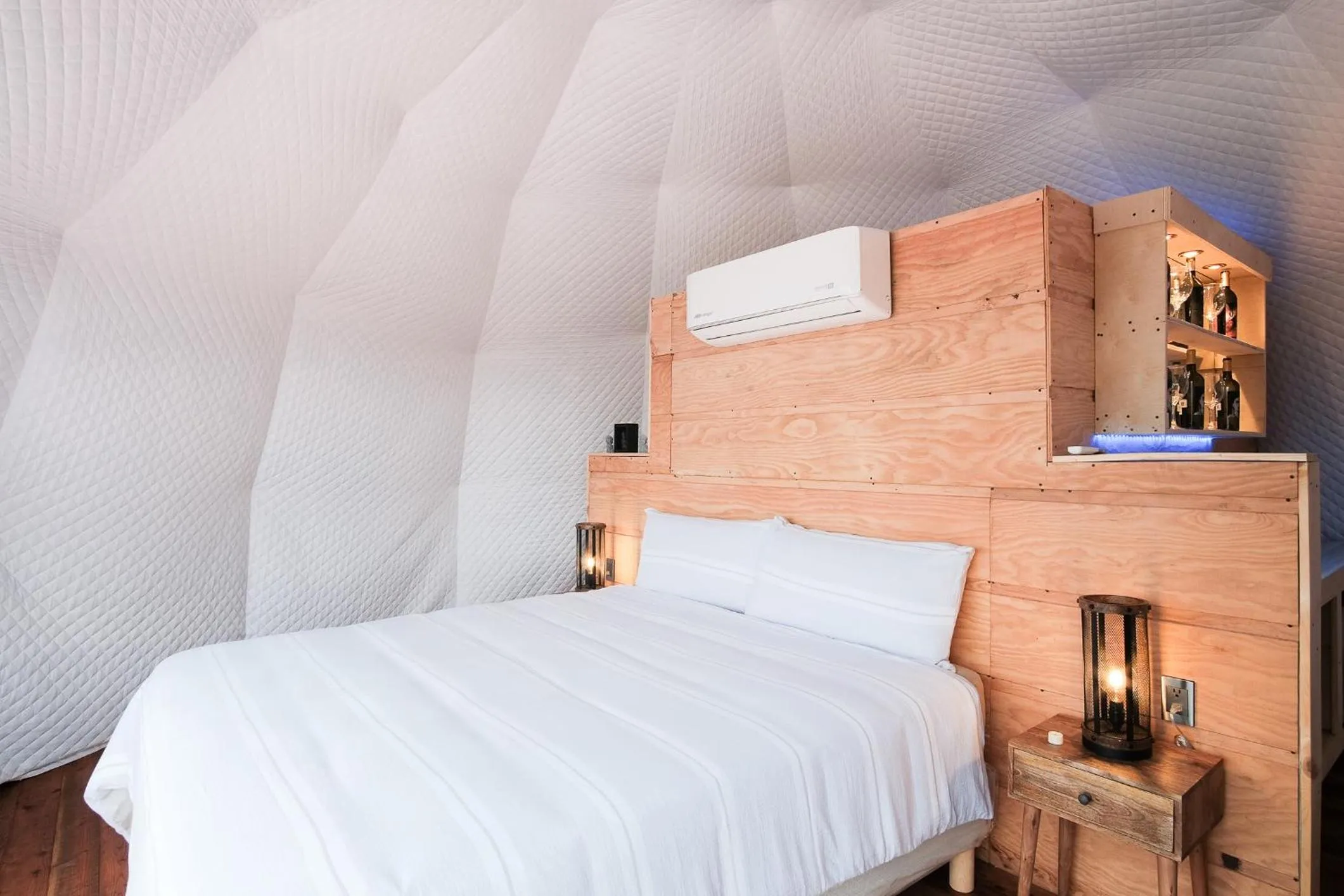 Bed in Casa Domo Glamping by BajaHomeStays