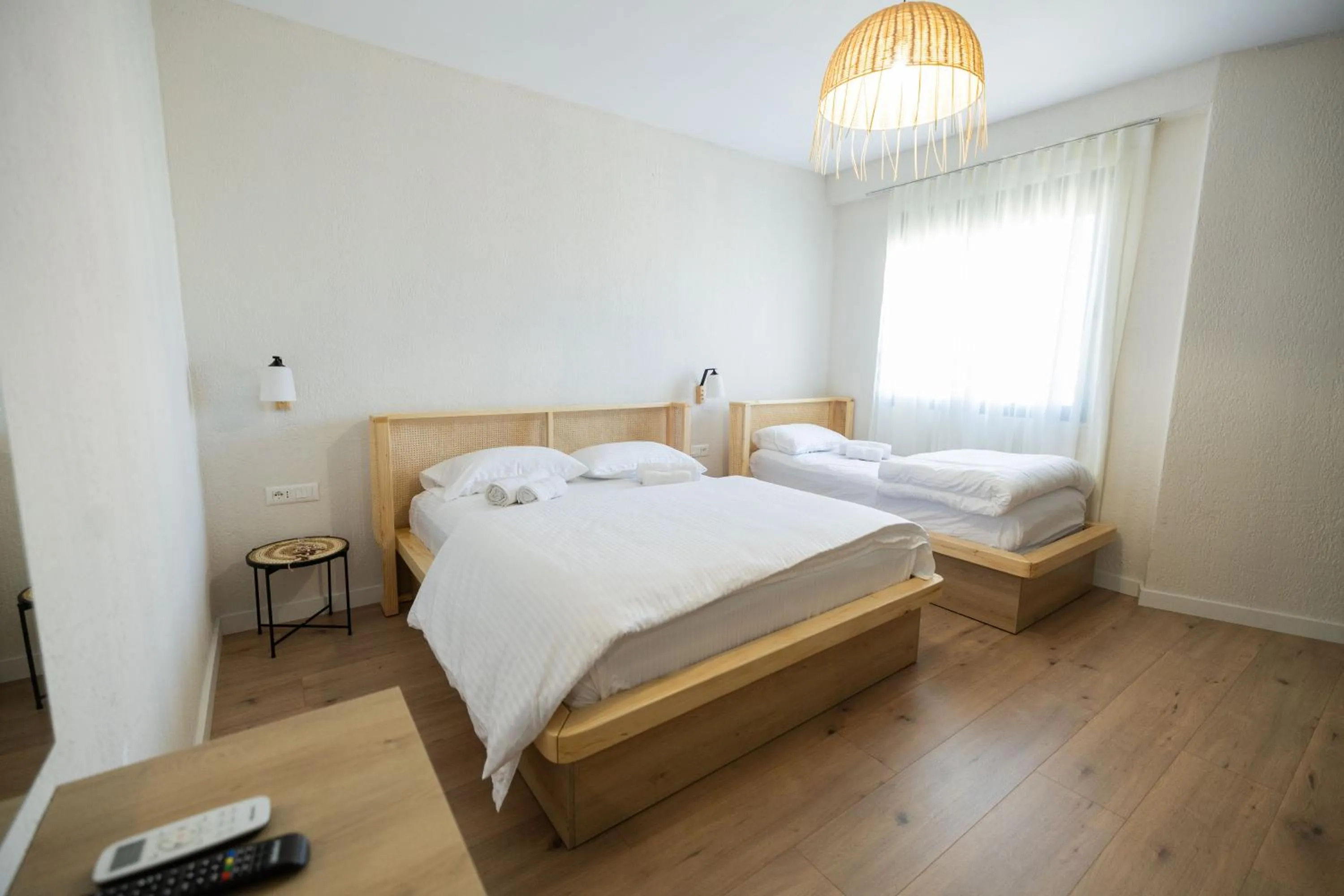 Bed in Boho Central Apartment